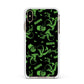 Halloween Monster Apple iPhone Xs Max Impact Case White Edge on Gold Phone