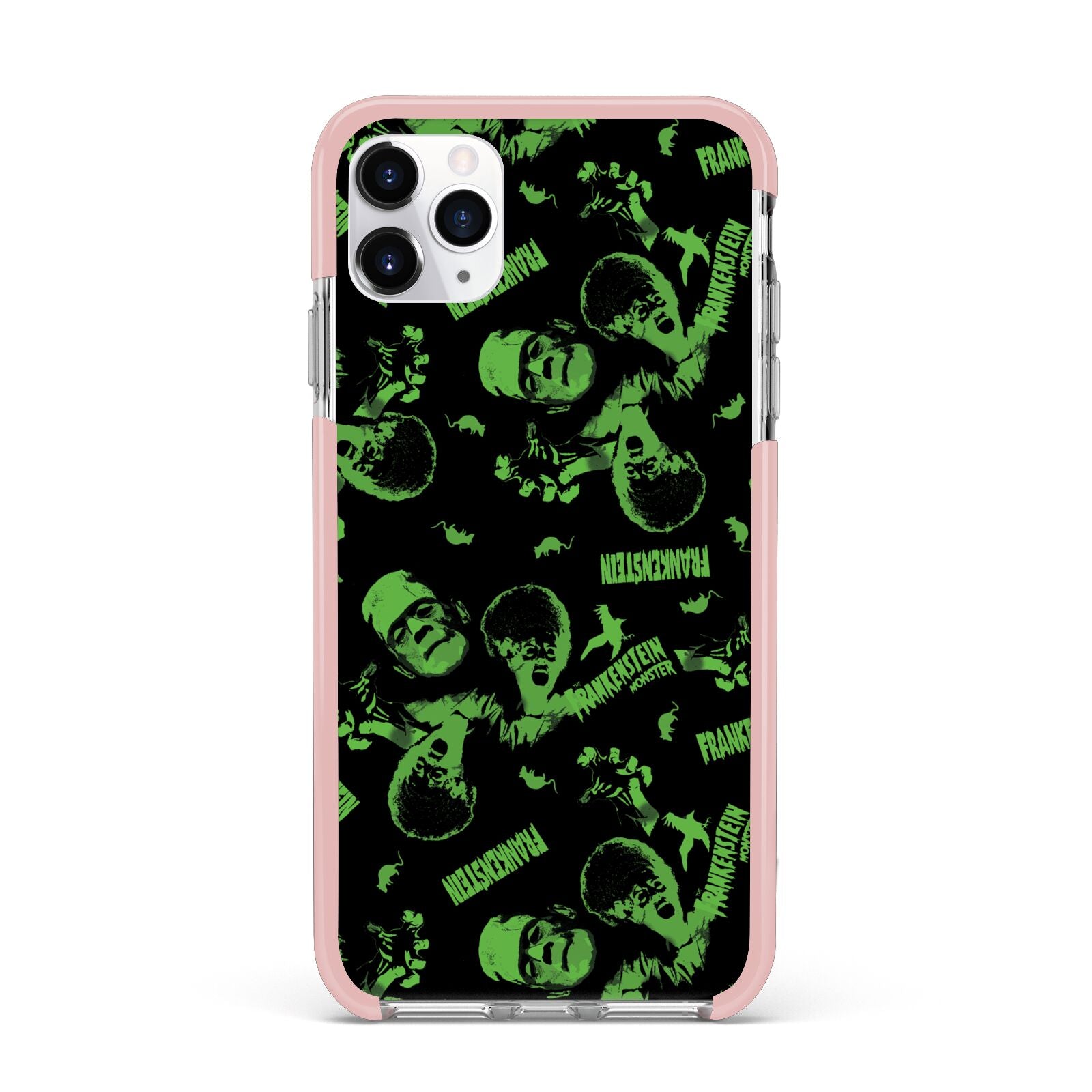 Halloween Monster iPhone 11 Pro Max Impact Pink Edge Case