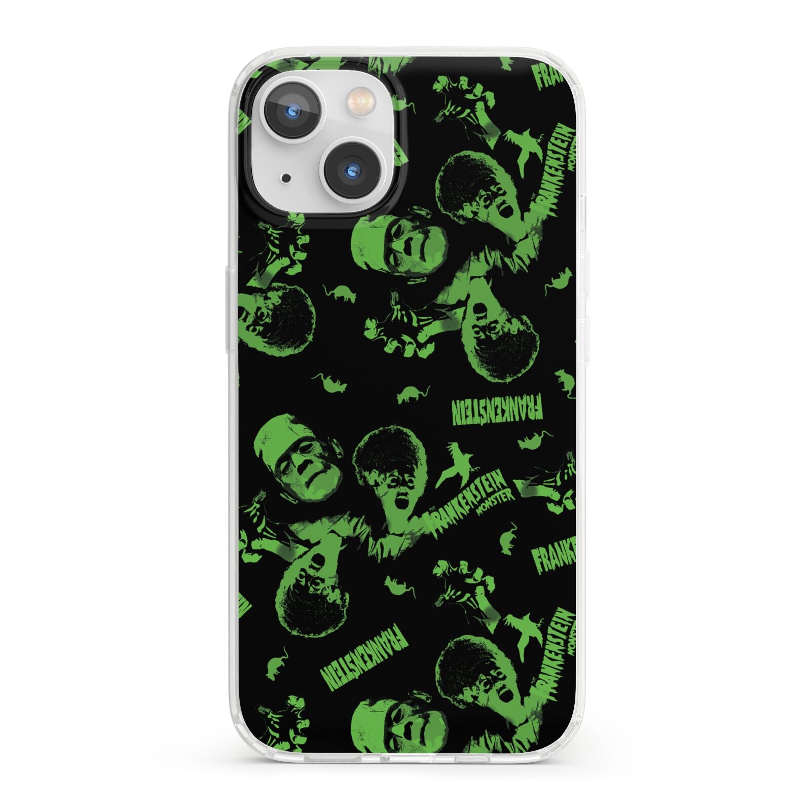 Halloween Monster iPhone 13 Clear Bumper Case