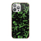 Halloween Monster iPhone 13 Pro Max TPU Impact Case with Pink Edges