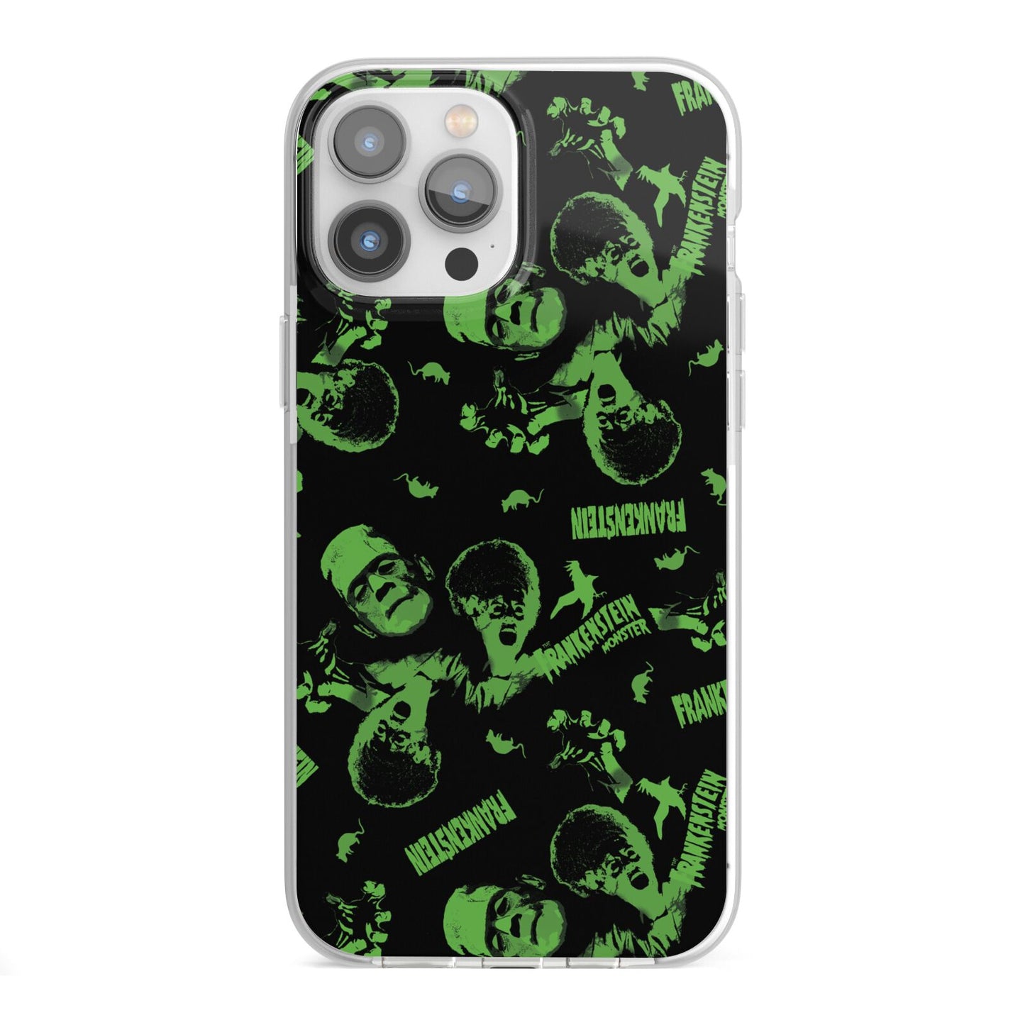 Halloween Monster iPhone 13 Pro Max TPU Impact Case with White Edges