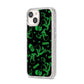 Halloween Monster iPhone 14 Glitter Tough Case Starlight Angled Image
