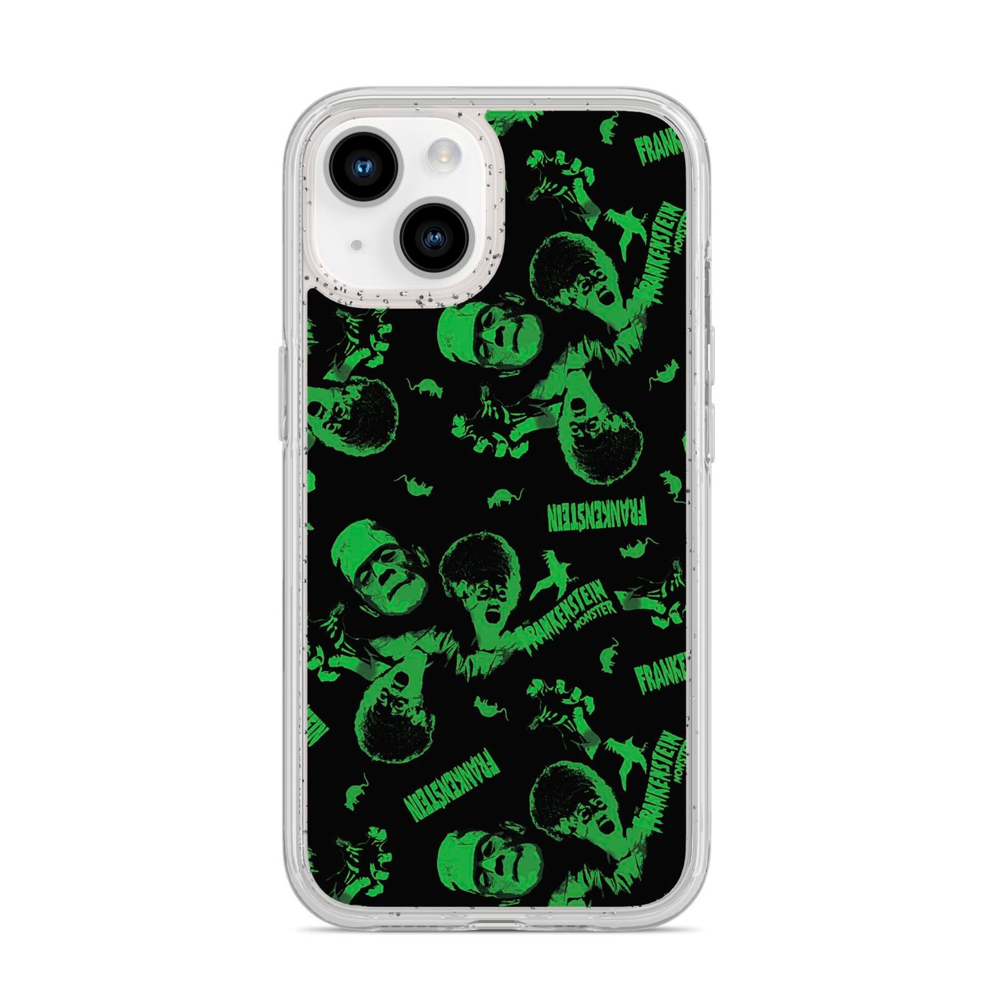 Halloween Monster iPhone 14 Glitter Tough Case Starlight