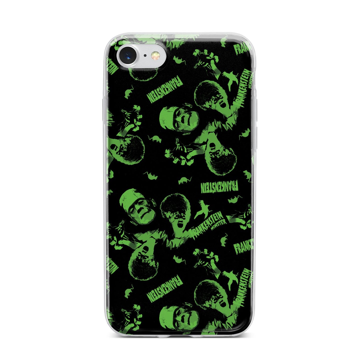 Halloween Monster iPhone 7 Bumper Case on Silver iPhone