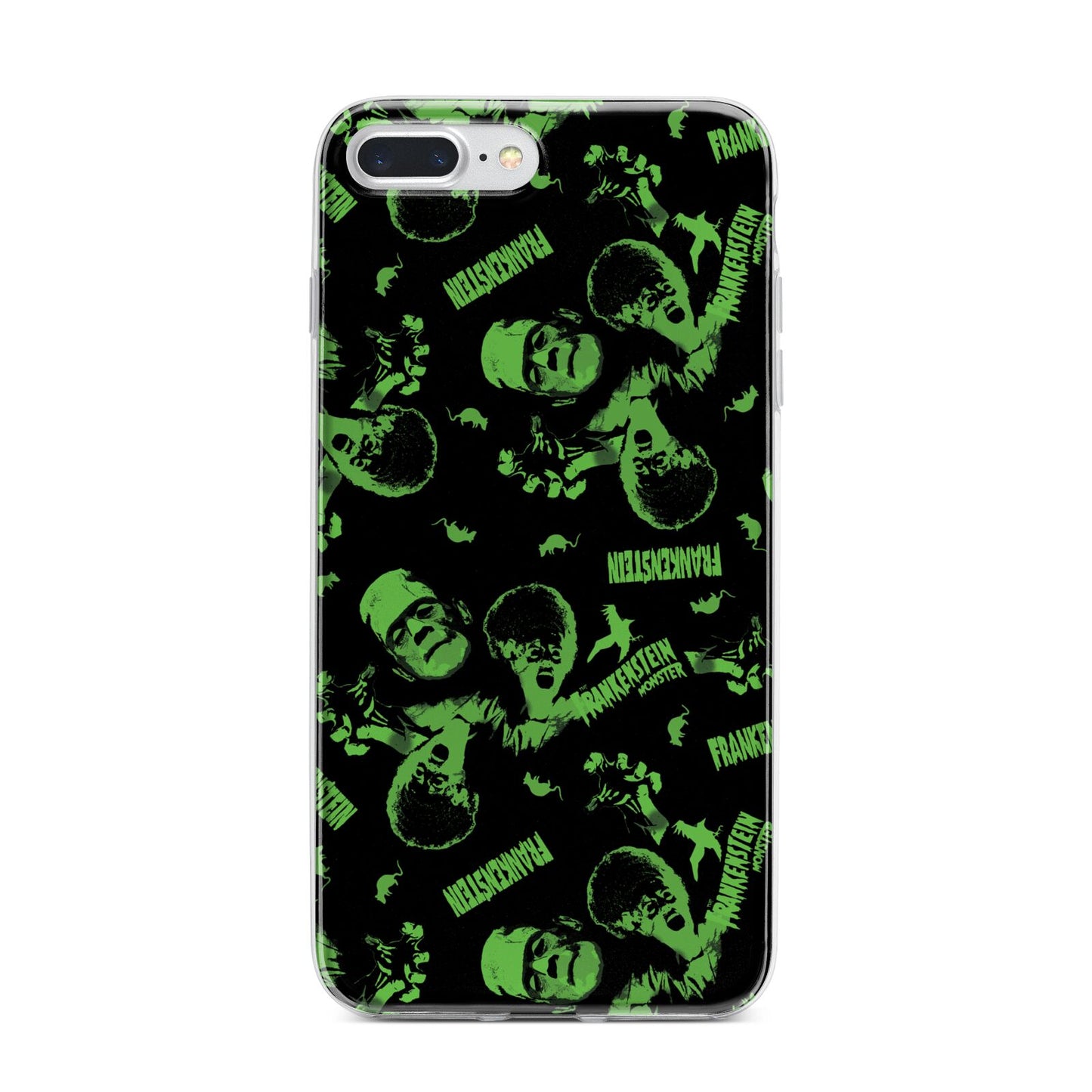 Halloween Monster iPhone 7 Plus Bumper Case on Silver iPhone