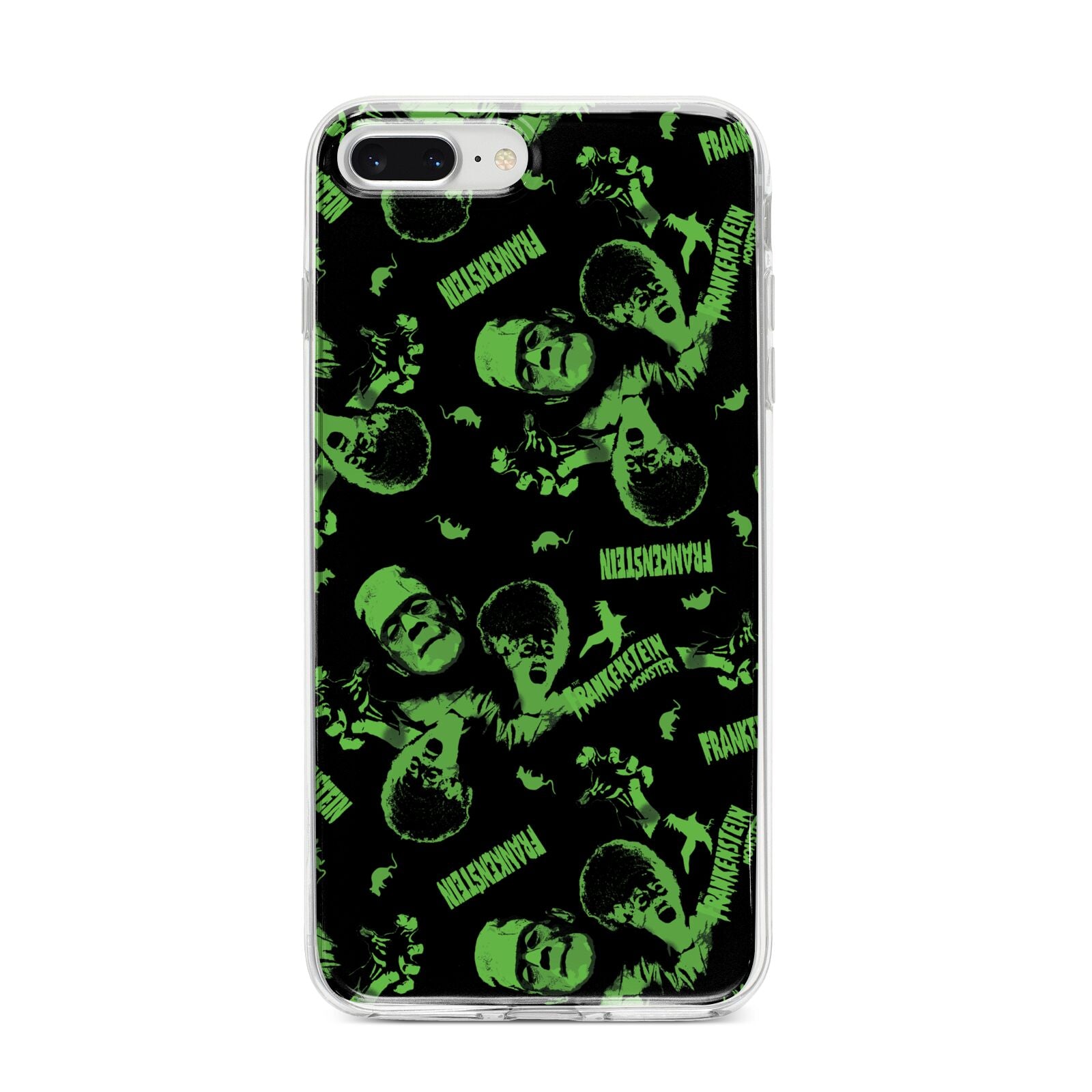 Halloween Monster iPhone 8 Plus Bumper Case on Silver iPhone