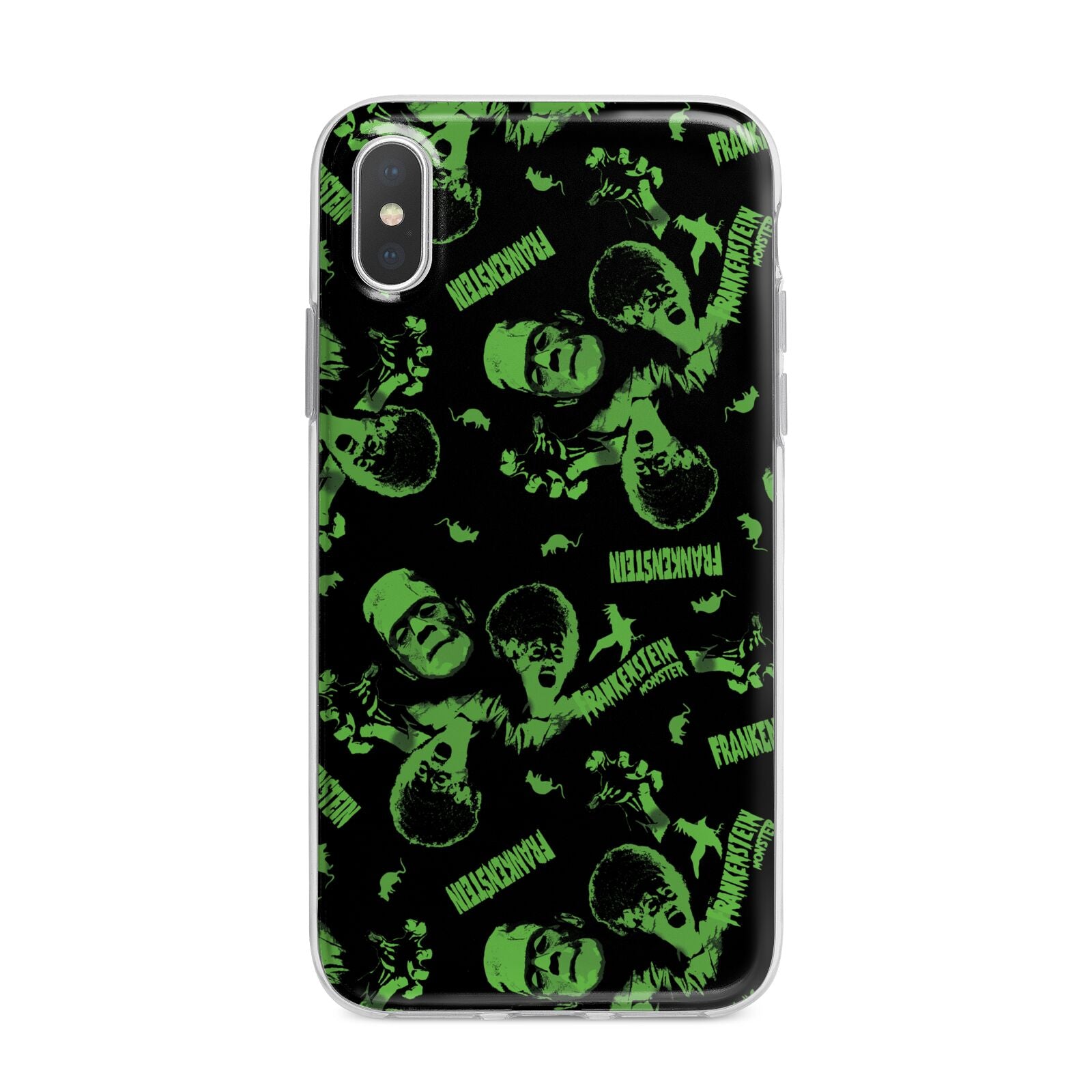 Halloween Monster iPhone X Bumper Case on Silver iPhone Alternative Image 1