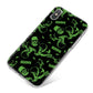 Halloween Monster iPhone X Bumper Case on Silver iPhone