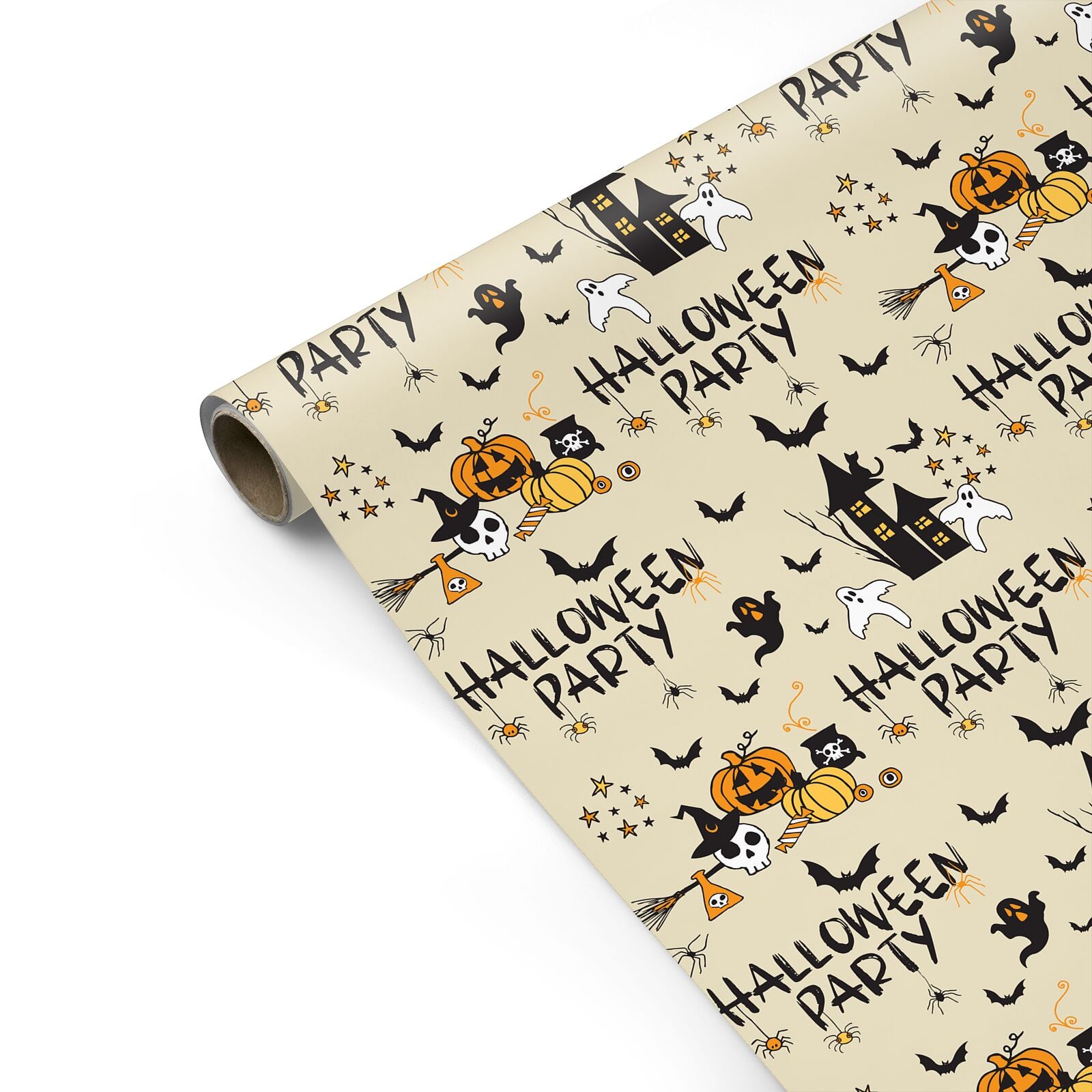 Halloween Party Personalised Gift Wrap