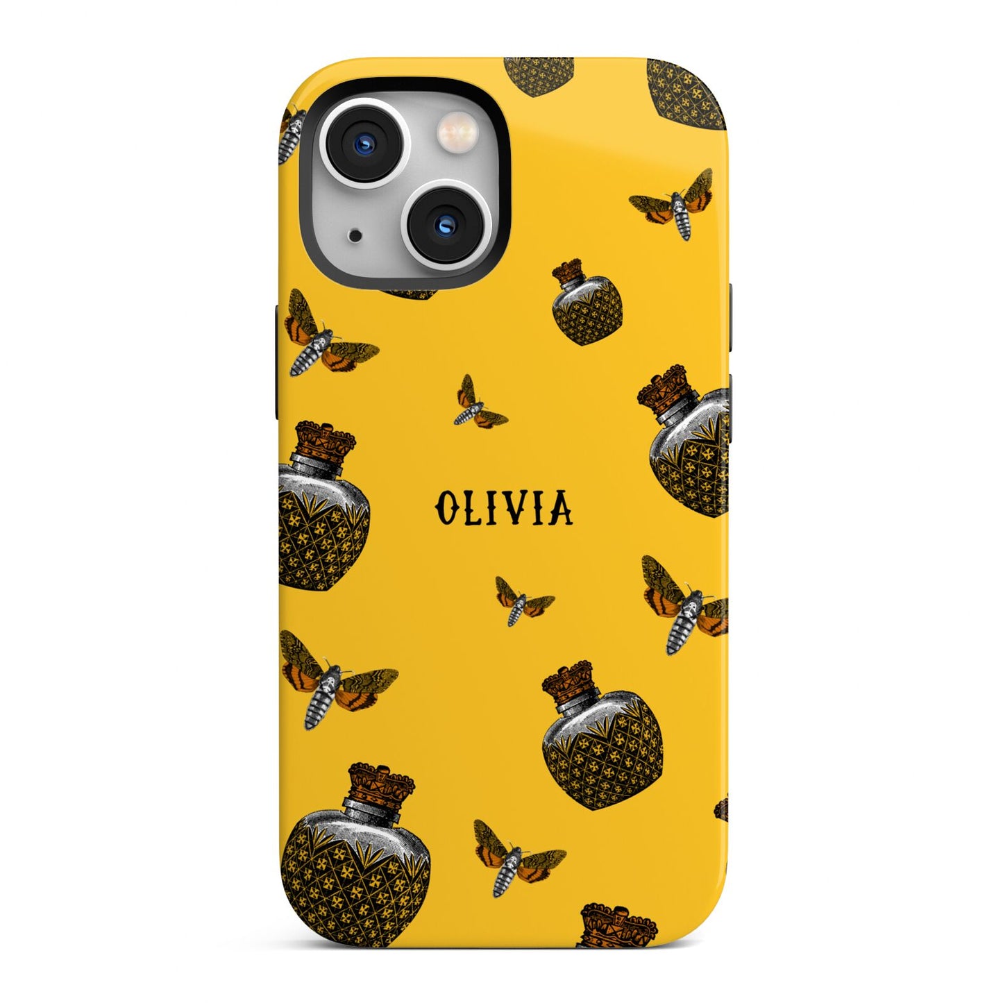 Halloween Potion Personalised iPhone 13 Mini Full Wrap 3D Tough Case