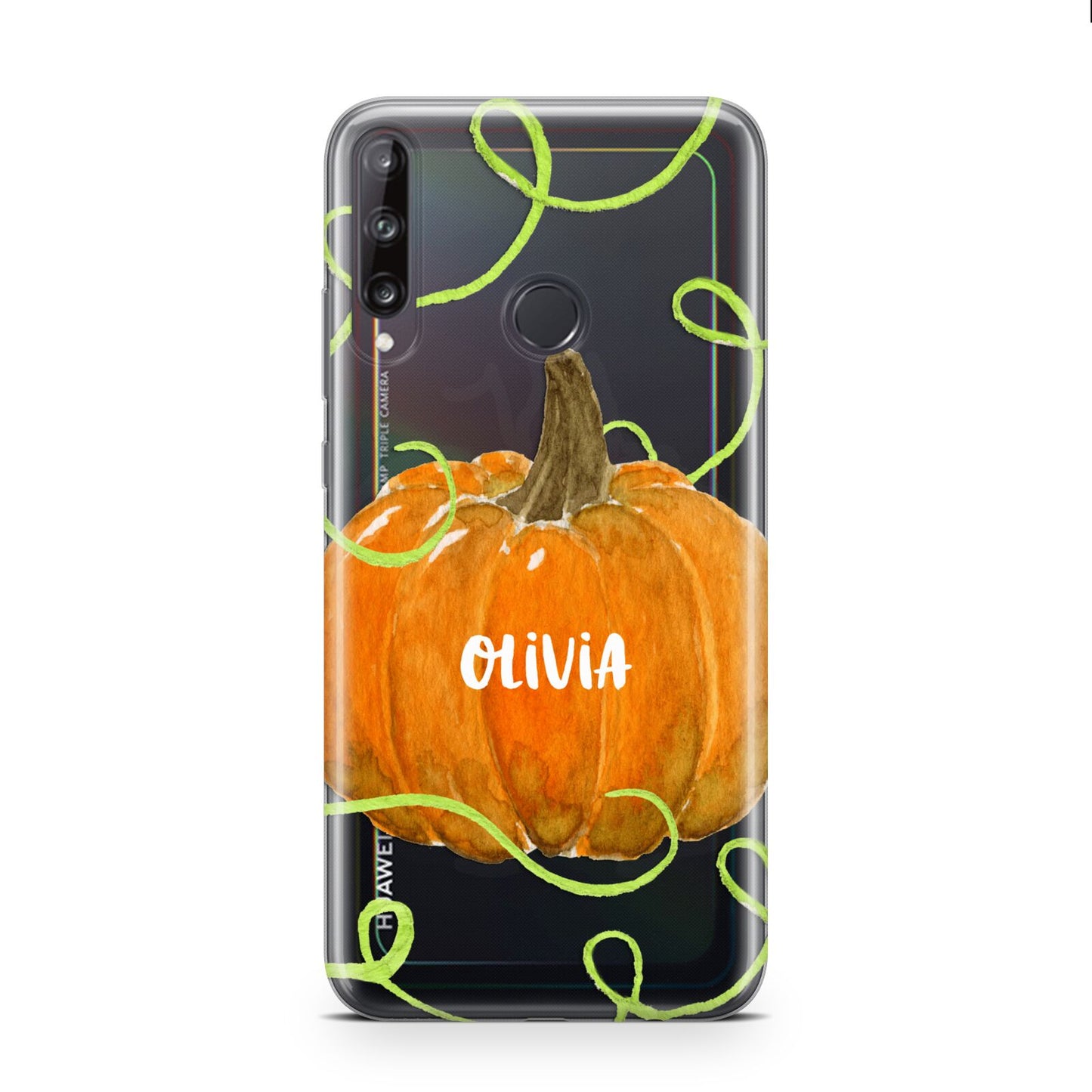 Halloween Pumpkin Personalised Huawei P40 Lite E Phone Case