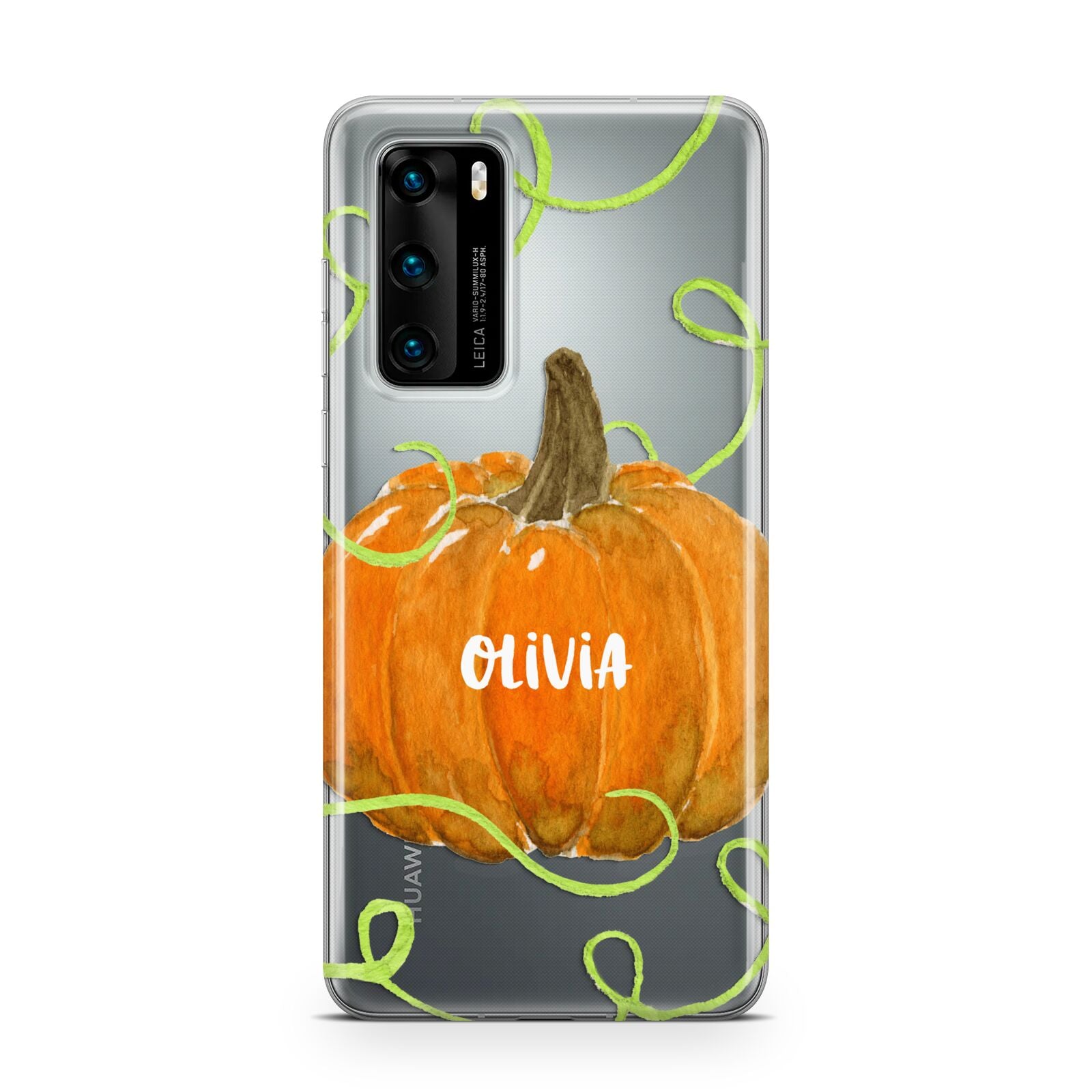 Halloween Pumpkin Personalised Huawei P40 Phone Case