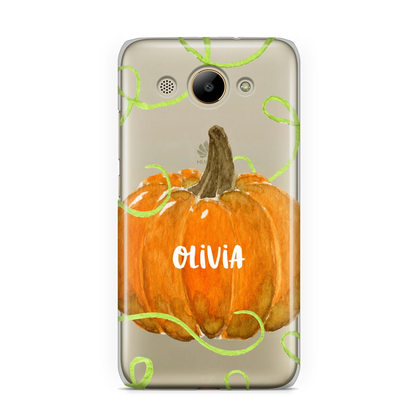 Halloween Pumpkin Personalised Huawei Y3 2017