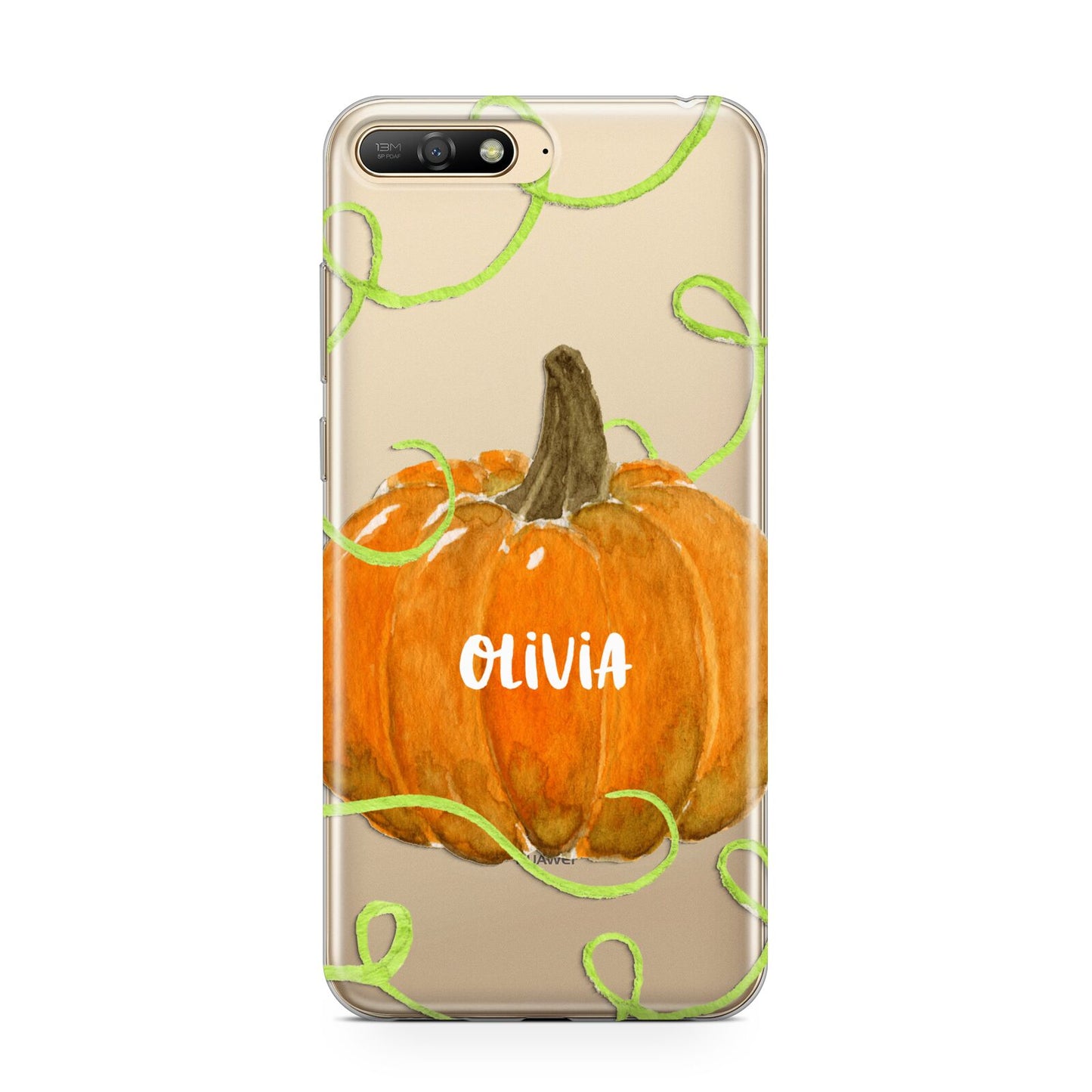 Halloween Pumpkin Personalised Huawei Y6 2018