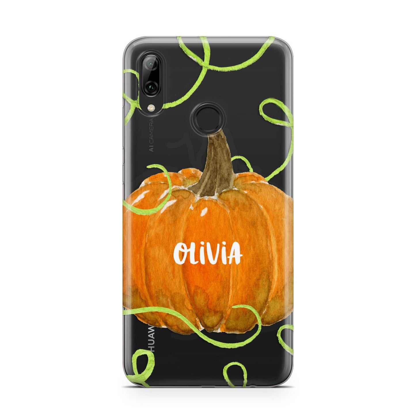 Halloween Pumpkin Personalised Huawei Y7 2019