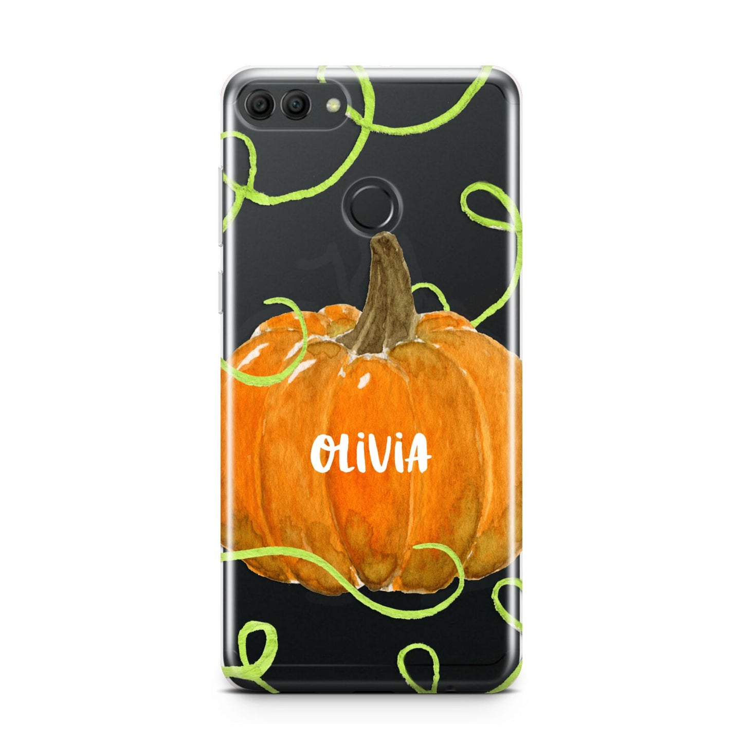 Halloween Pumpkin Personalised Huawei Y9 2018