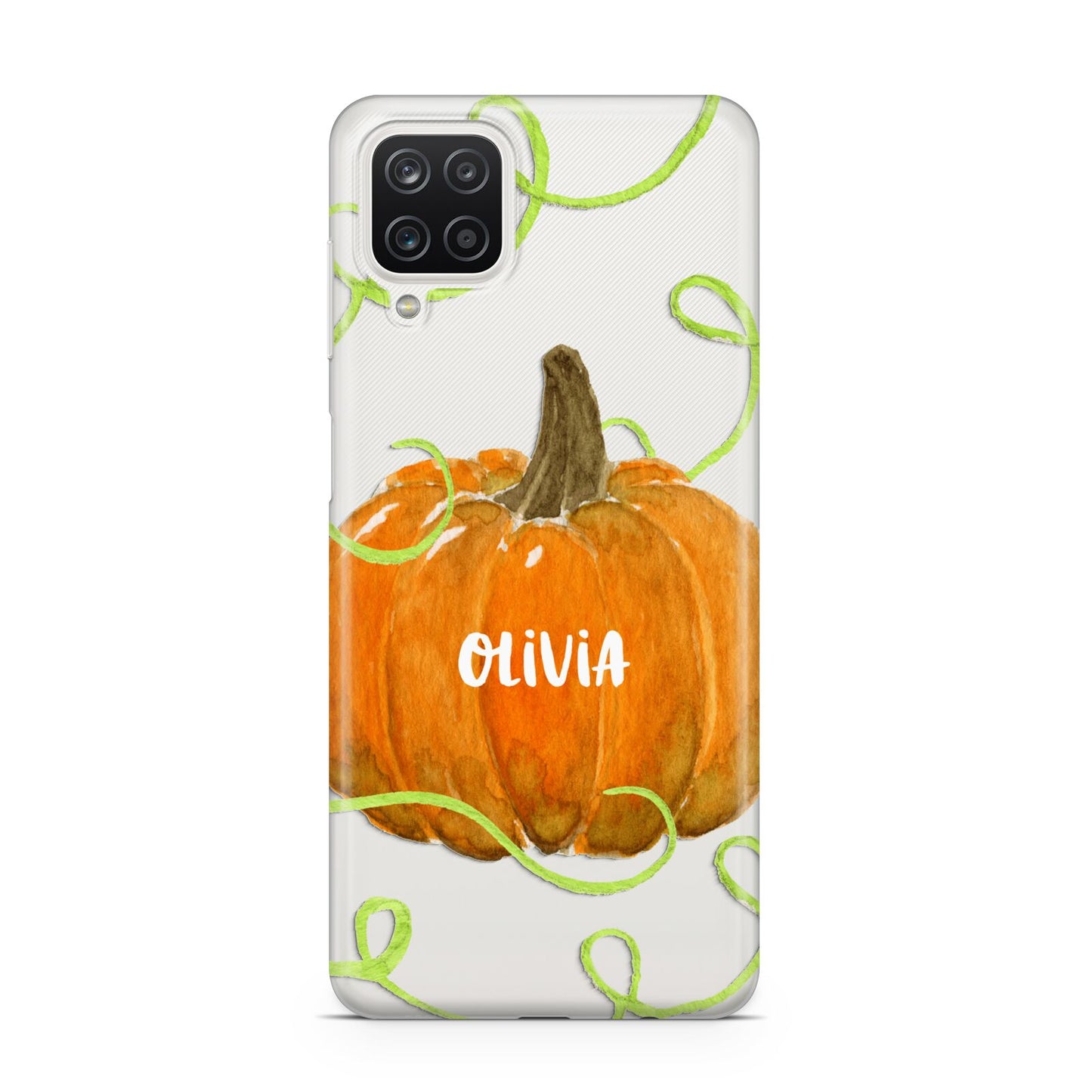 Halloween Pumpkin Personalised Samsung A12 Case