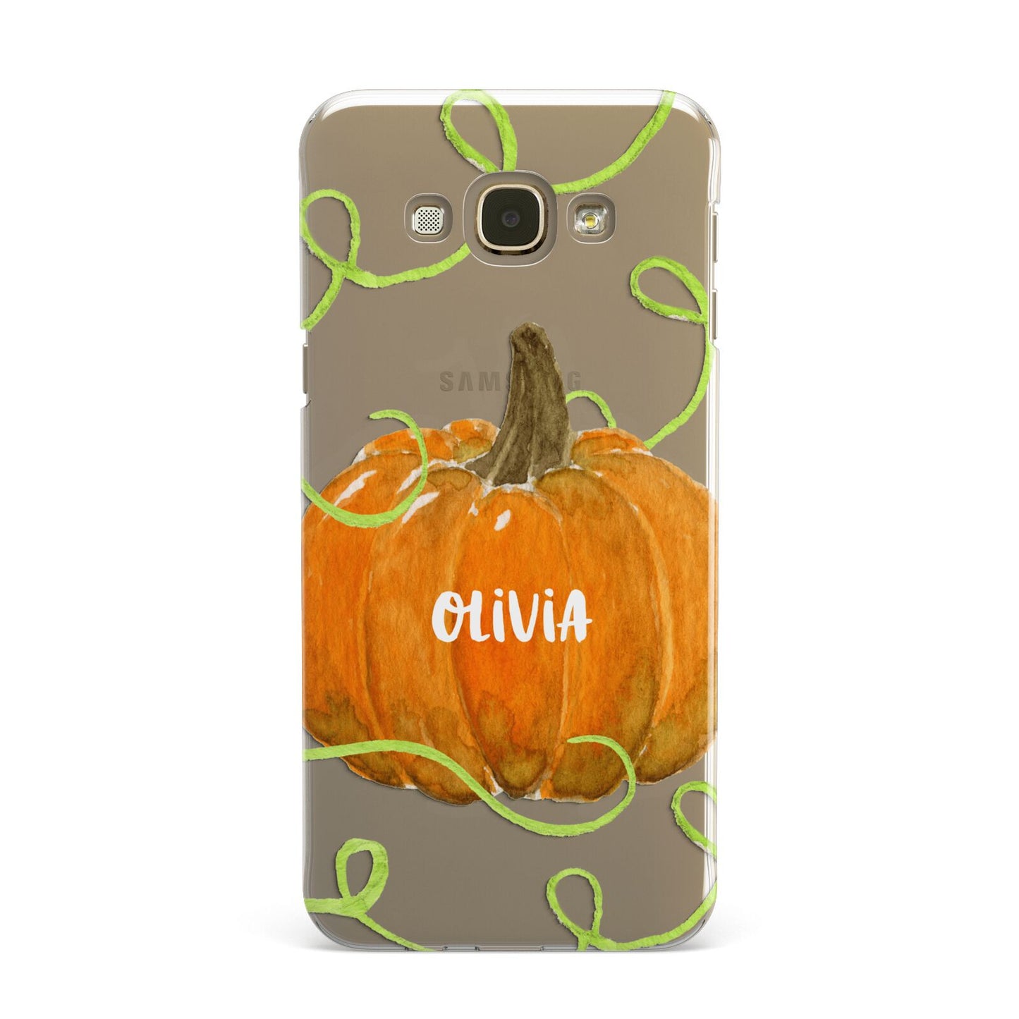 Halloween Pumpkin Personalised Samsung Galaxy A8 Case