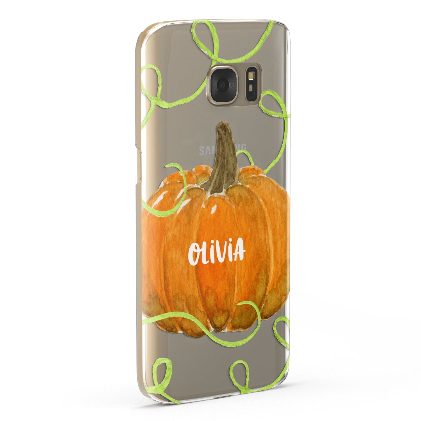 Halloween Pumpkin Personalised Samsung Galaxy Case Fourty Five Degrees