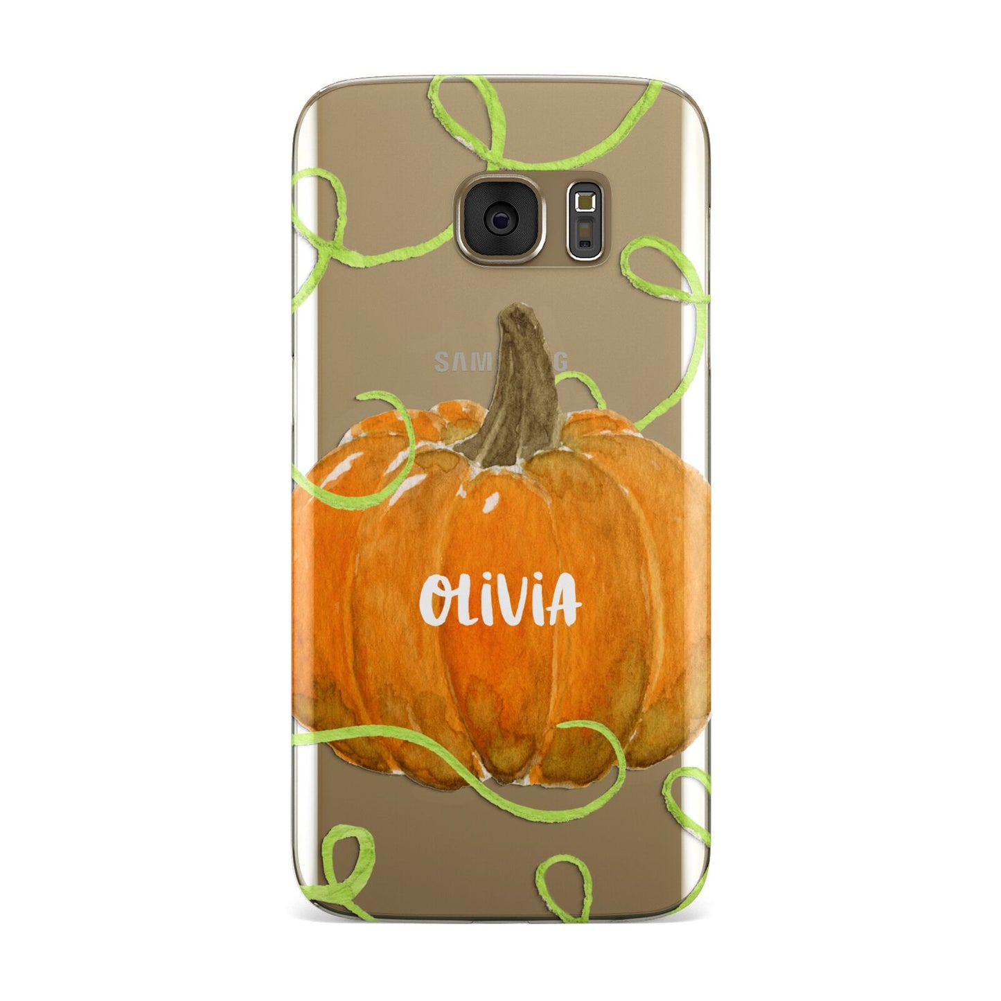 Halloween Pumpkin Personalised Samsung Galaxy Case