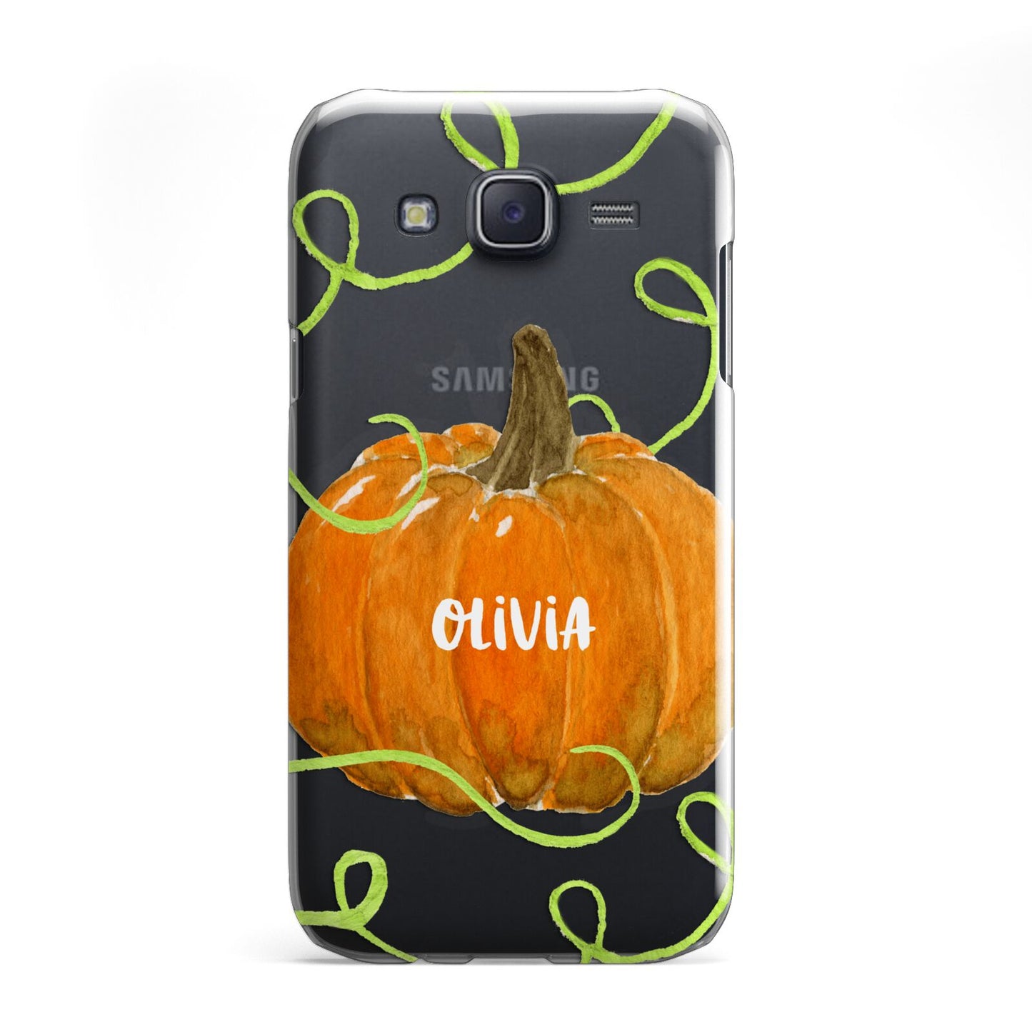 Halloween Pumpkin Personalised Samsung Galaxy J5 Case