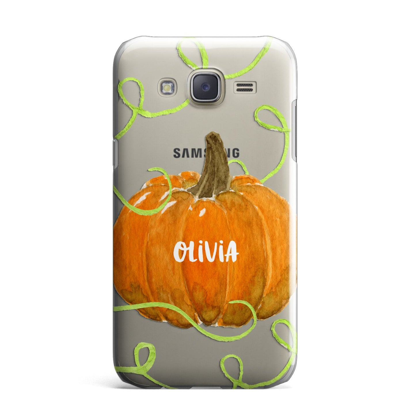 Halloween Pumpkin Personalised Samsung Galaxy J7 Case