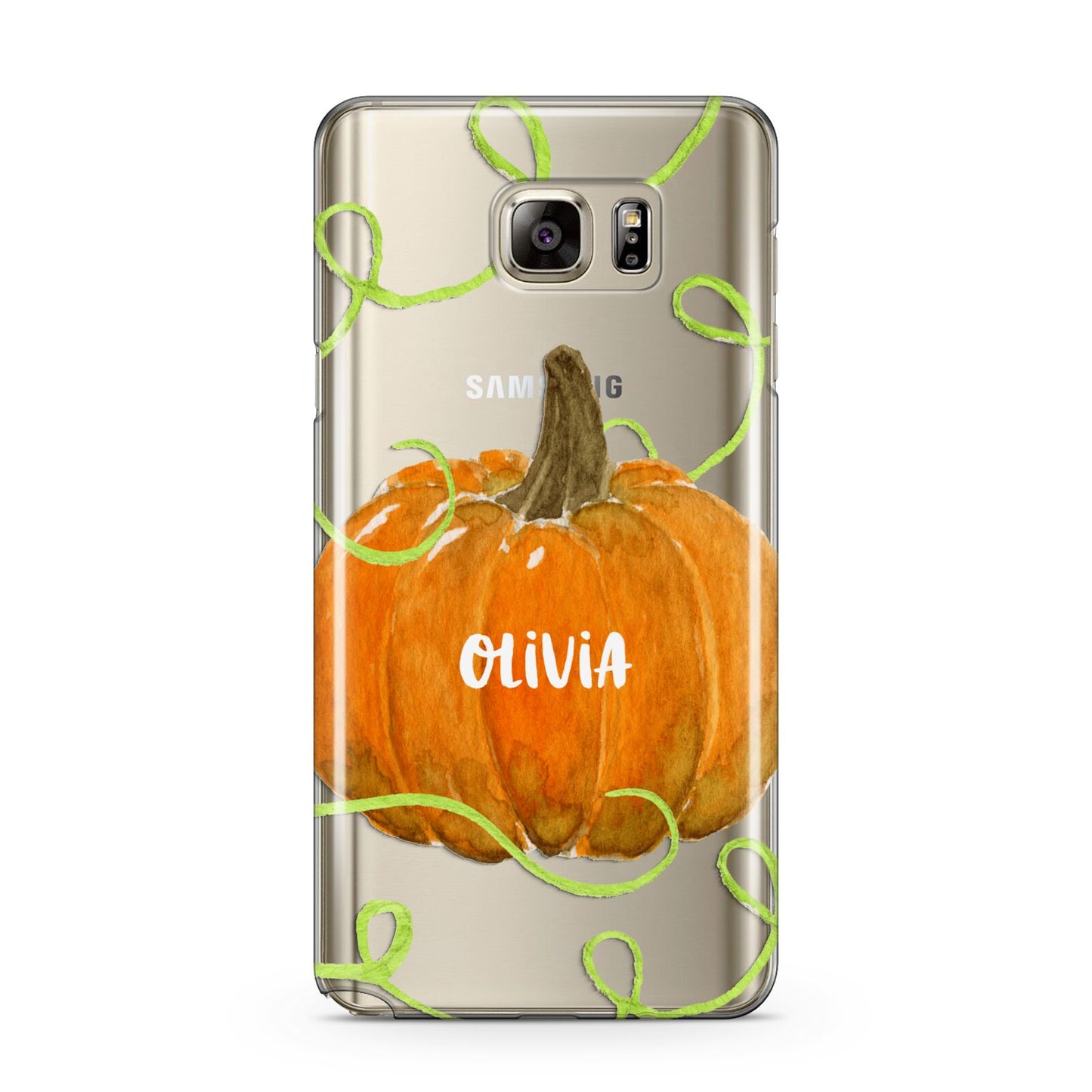 Halloween Pumpkin Personalised Samsung Galaxy Note 5 Case