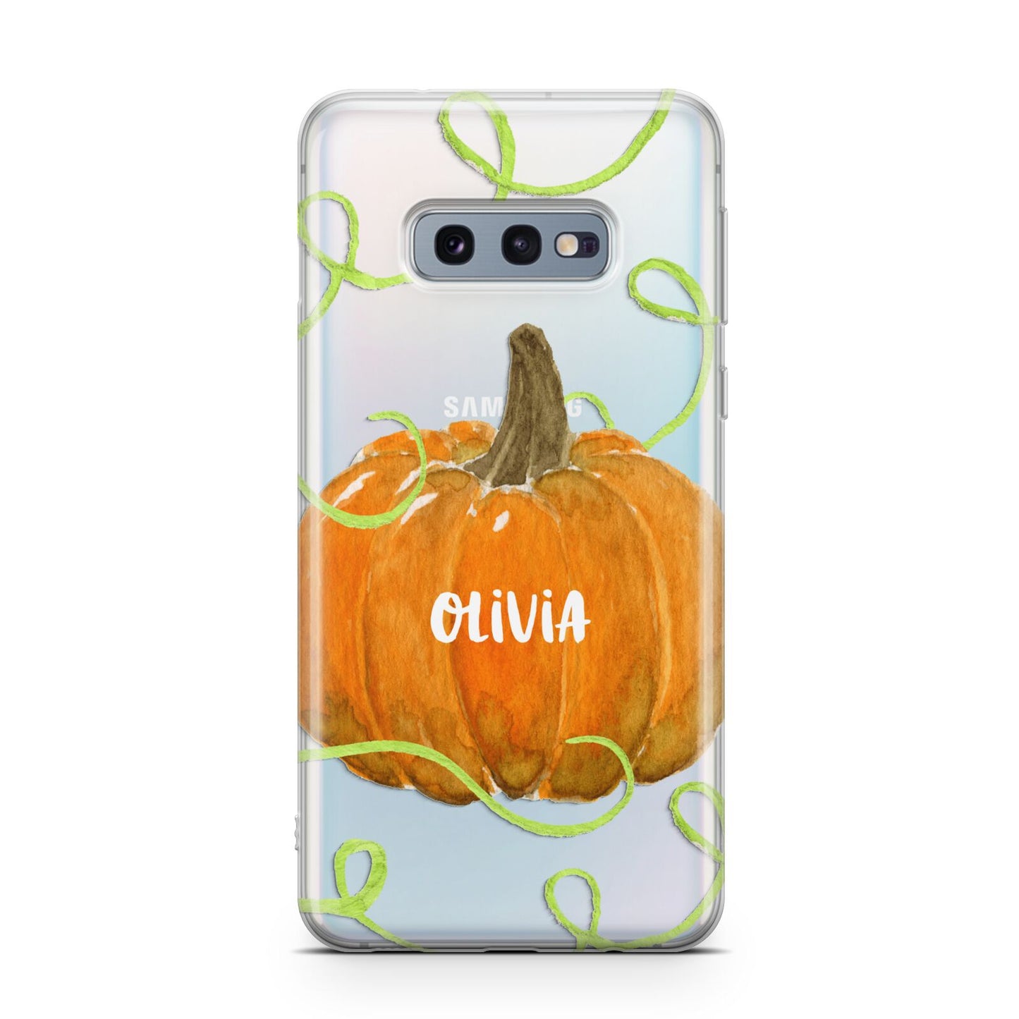 Halloween Pumpkin Personalised Samsung Galaxy S10E Case