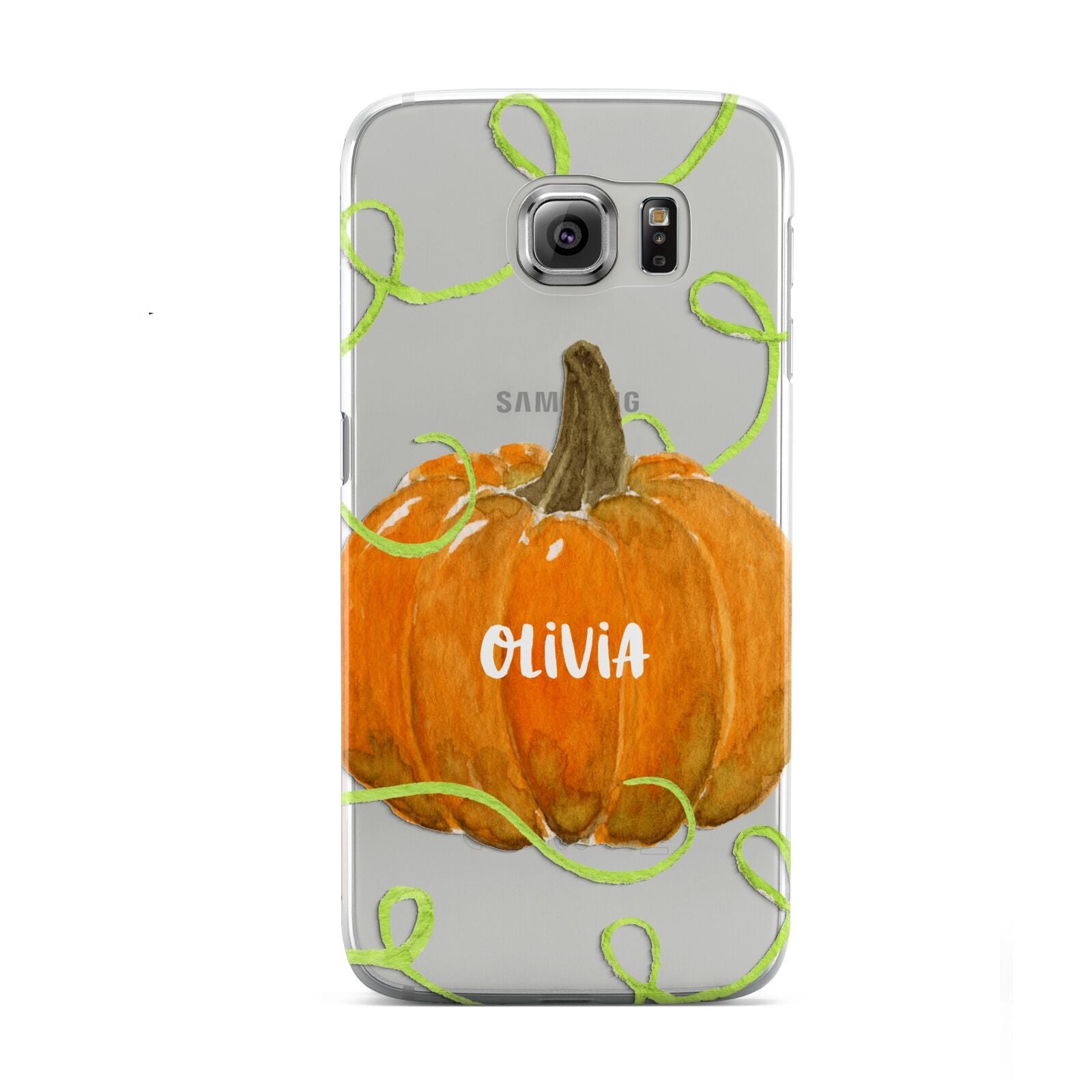 Halloween Pumpkin Personalised Samsung Galaxy S6 Case