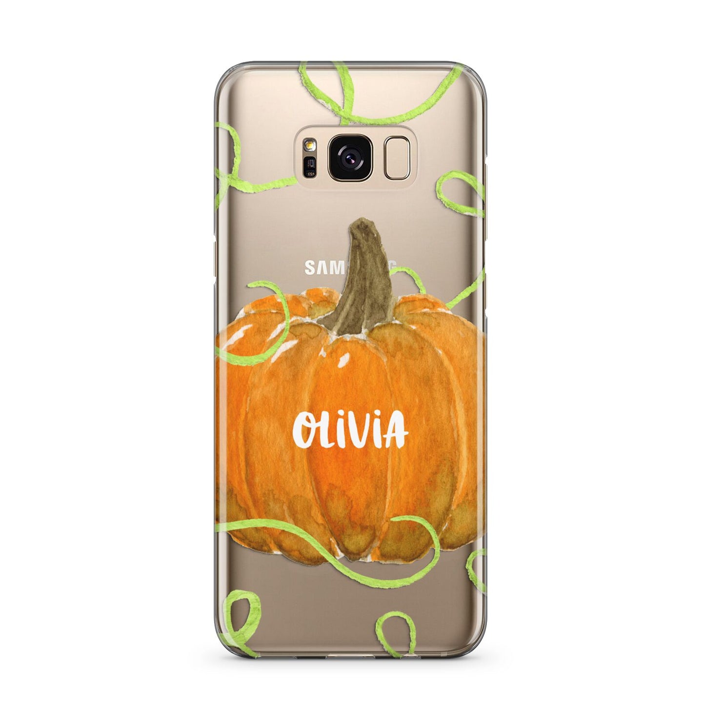 Halloween Pumpkin Personalised Samsung Galaxy S8 Plus Case