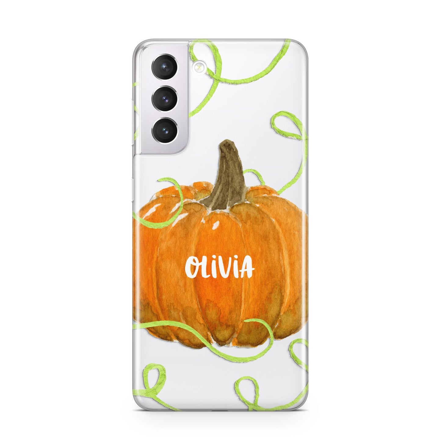 Halloween Pumpkin Personalised Samsung S21 Case