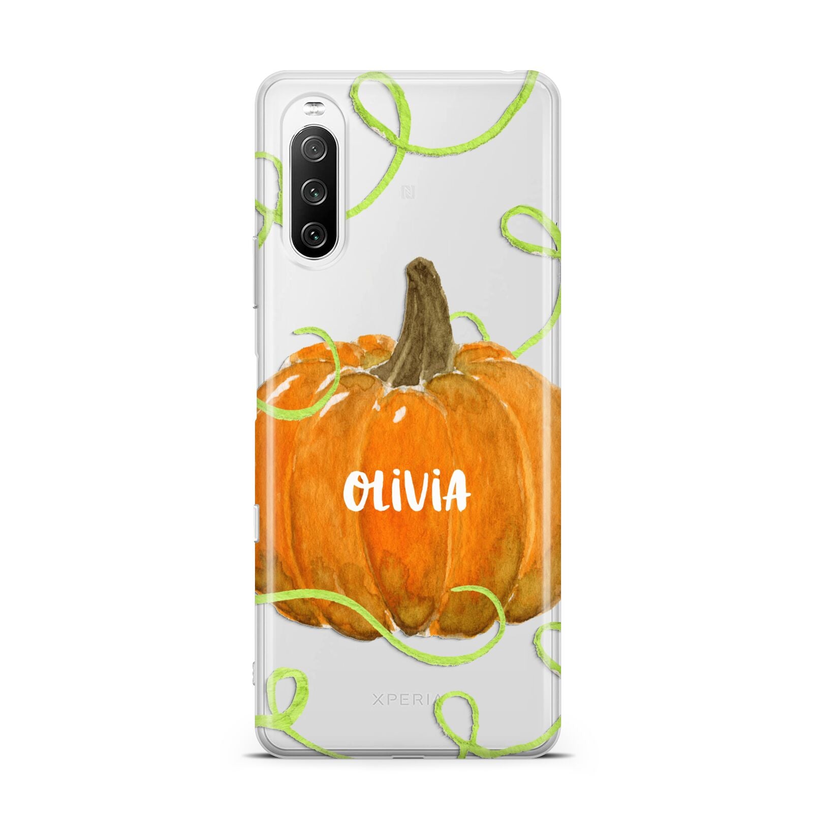 Halloween Pumpkin Personalised Sony Xperia 10 III Case