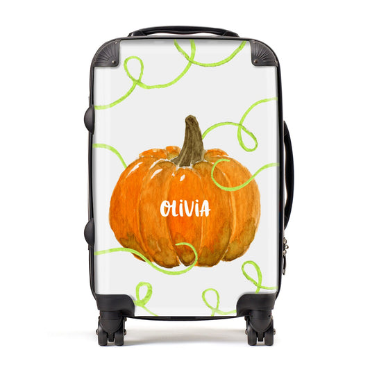 Halloween Pumpkin Personalised Suitcase