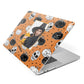 Halloween Pumpkins Photo Upload Apple MacBook Case Side View