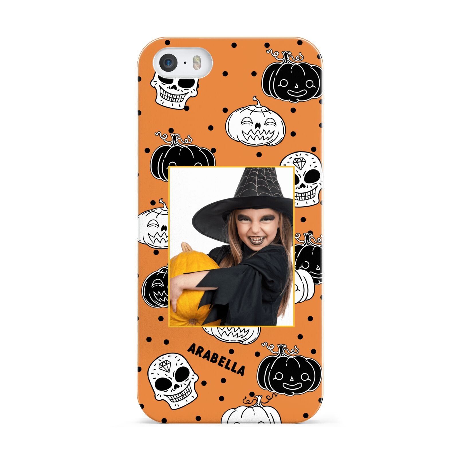 Halloween Pumpkins Photo Upload Apple iPhone 5 Case