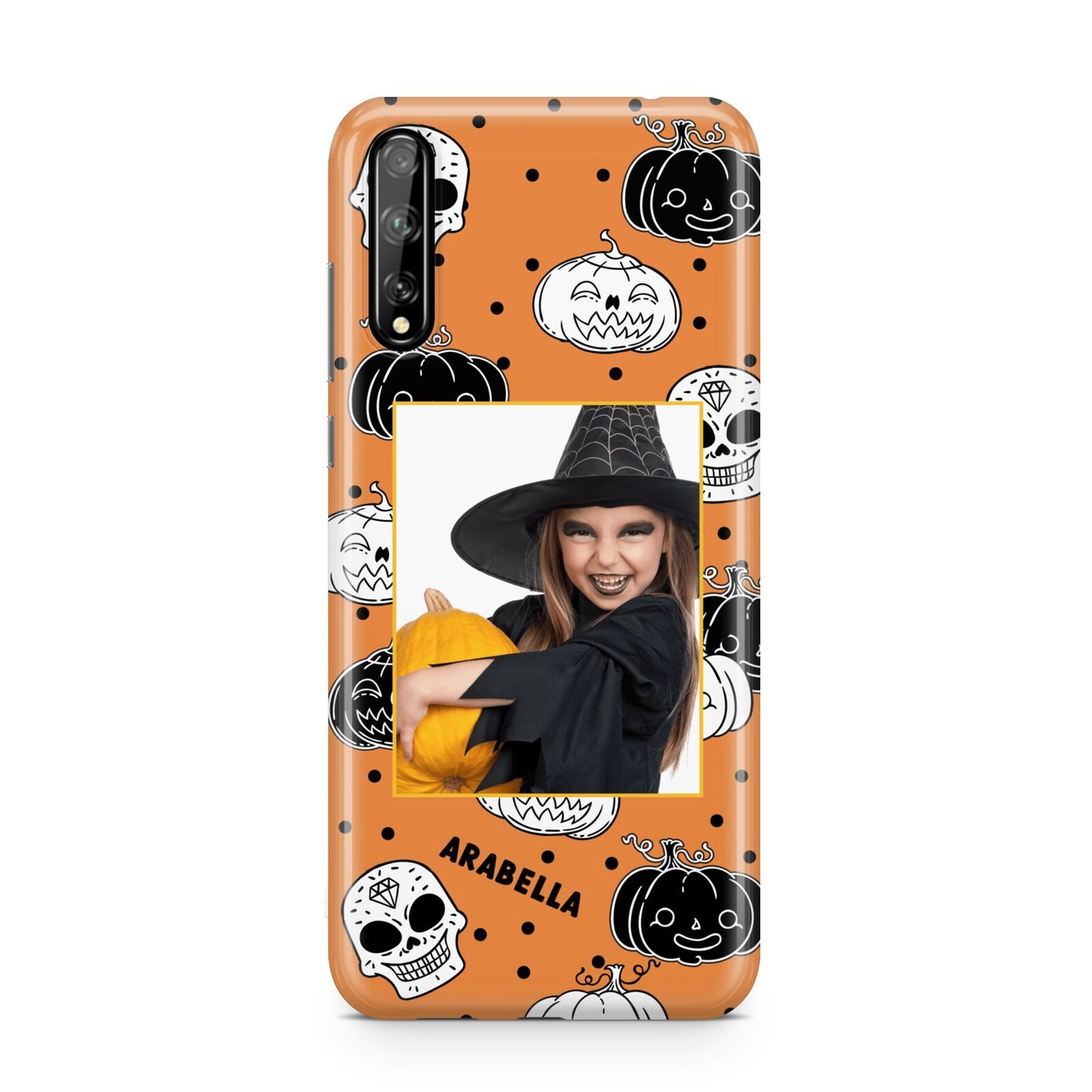 Halloween Pumpkins Photo Upload Huawei Enjoy 10s Phone Case