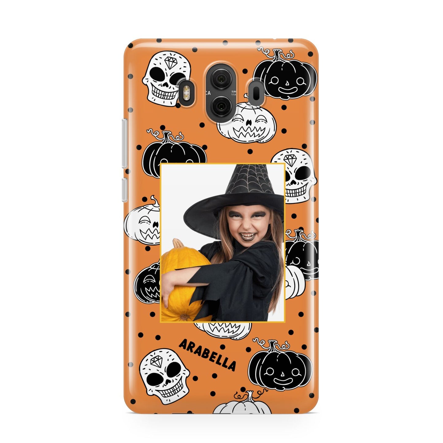 Halloween Pumpkins Photo Upload Huawei Mate 10 Protective Phone Case