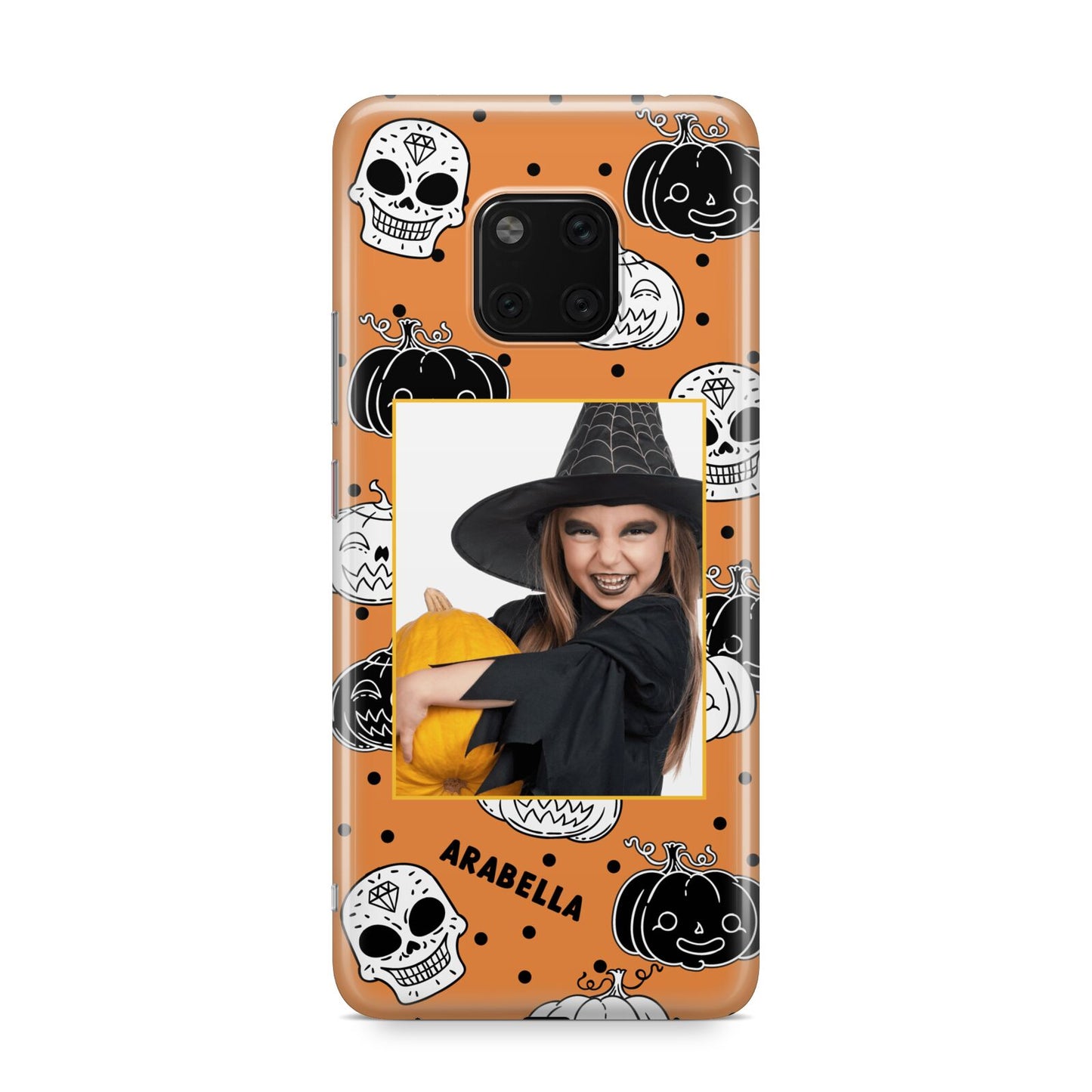 Halloween Pumpkins Photo Upload Huawei Mate 20 Pro Phone Case