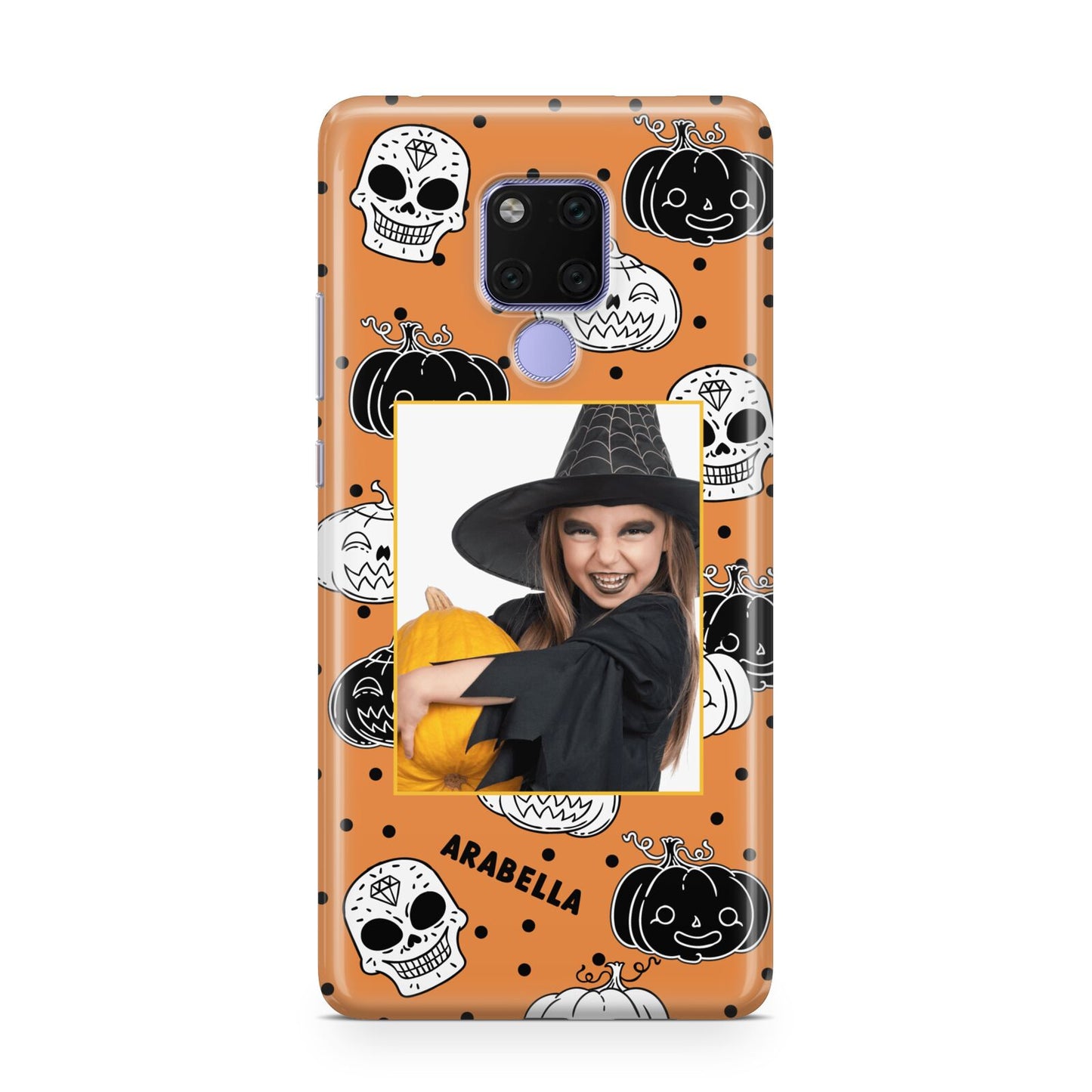 Halloween Pumpkins Photo Upload Huawei Mate 20X Phone Case