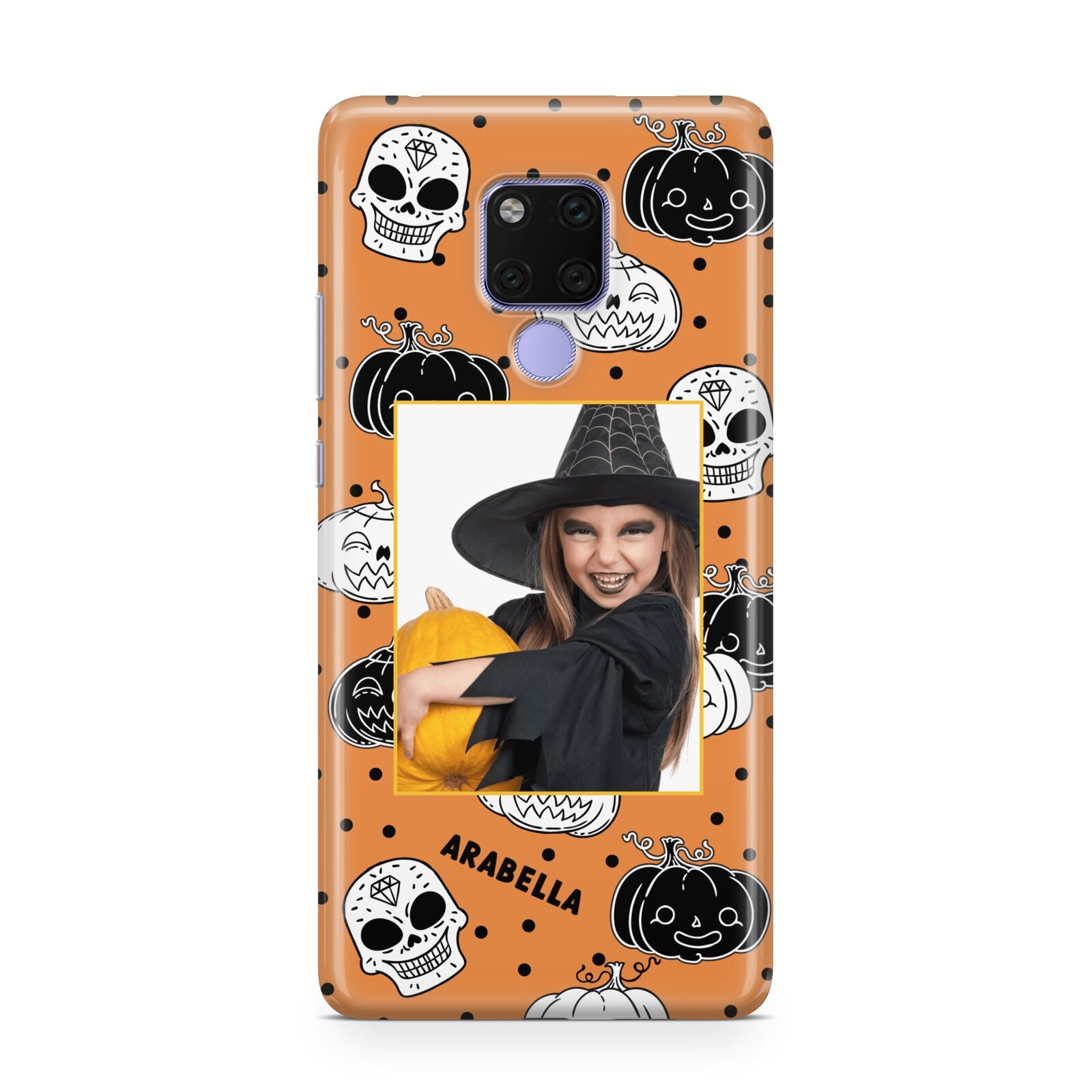 Halloween Pumpkins Photo Upload Huawei Mate 20X Phone Case