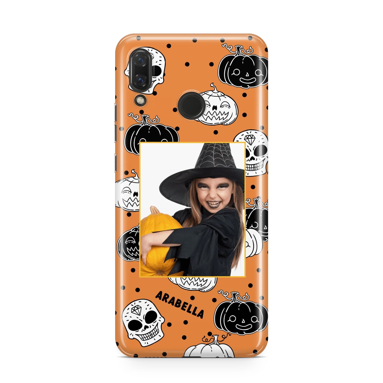 Halloween Pumpkins Photo Upload Huawei Nova 3 Phone Case