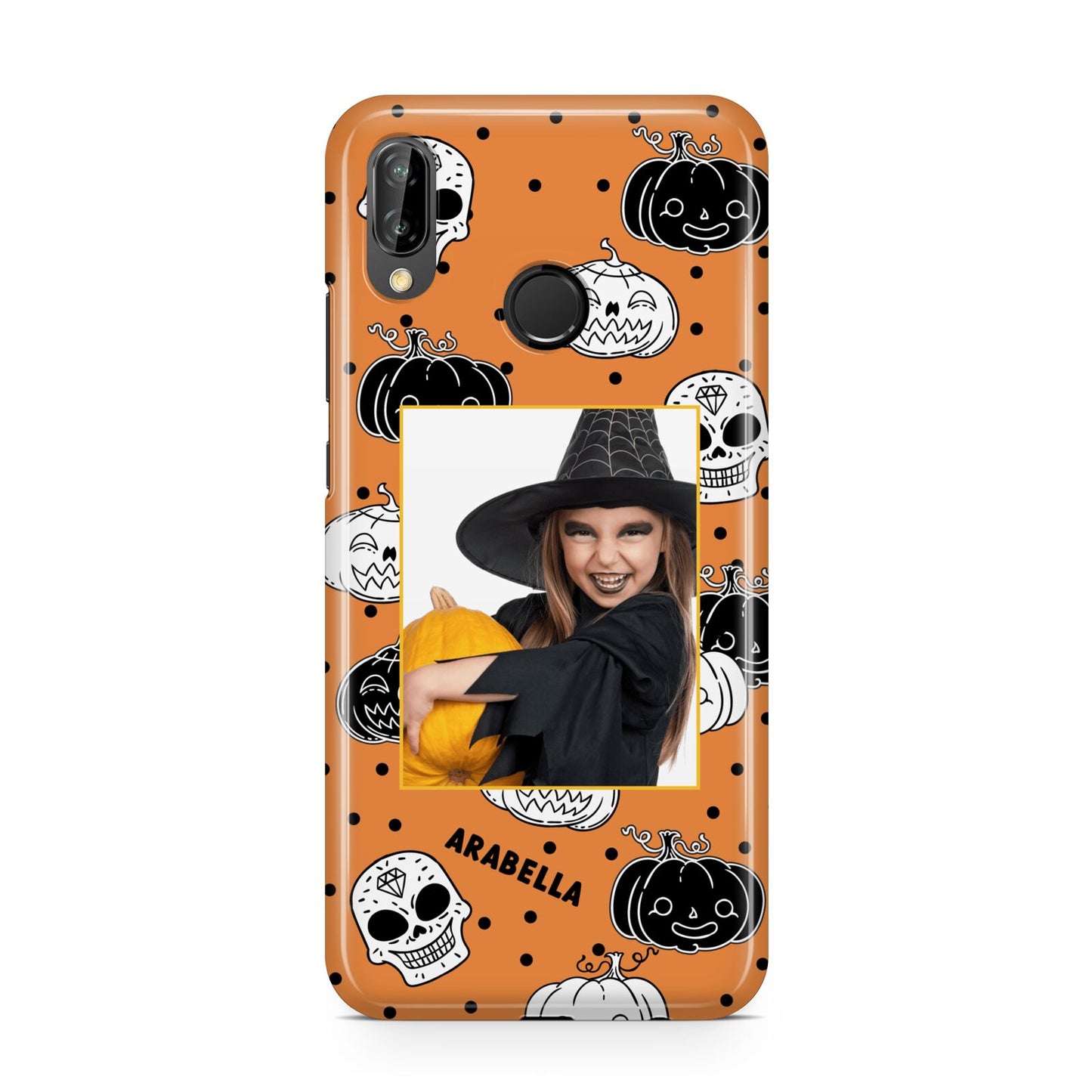 Halloween Pumpkins Photo Upload Huawei P20 Lite Phone Case