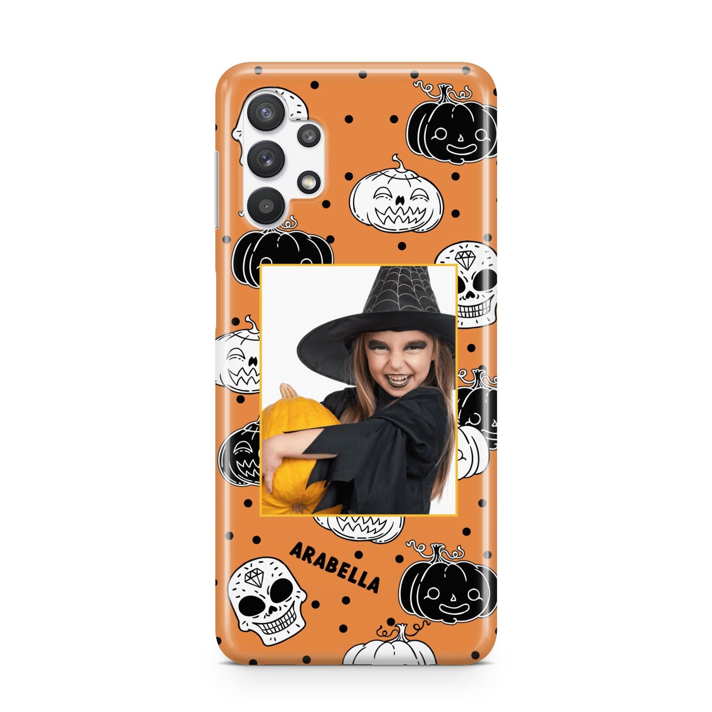 Halloween Pumpkins Photo Upload Samsung A32 5G Case