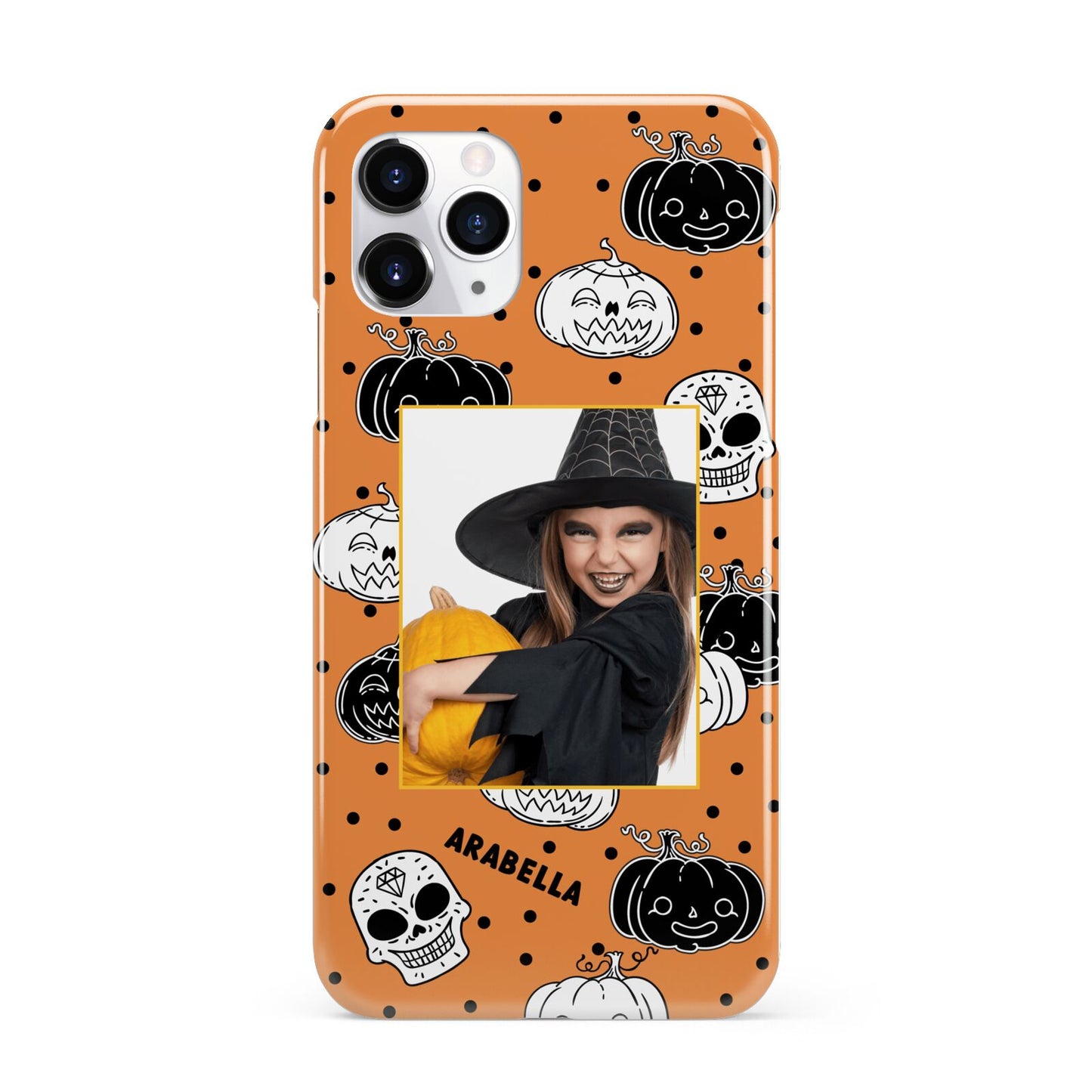 Halloween Pumpkins Photo Upload iPhone 11 Pro 3D Snap Case