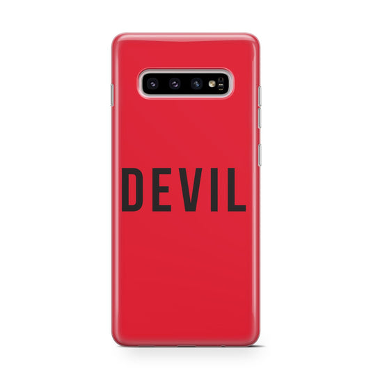 Halloween Red Devil Protective Samsung Galaxy Case