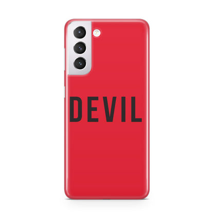 Halloween Red Devil Samsung S21 Case