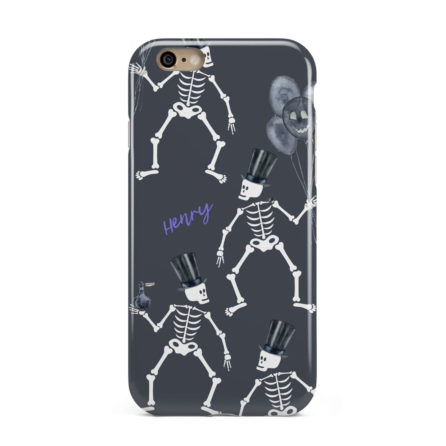 Halloween Skeleton Apple iPhone 6 3D Tough Case