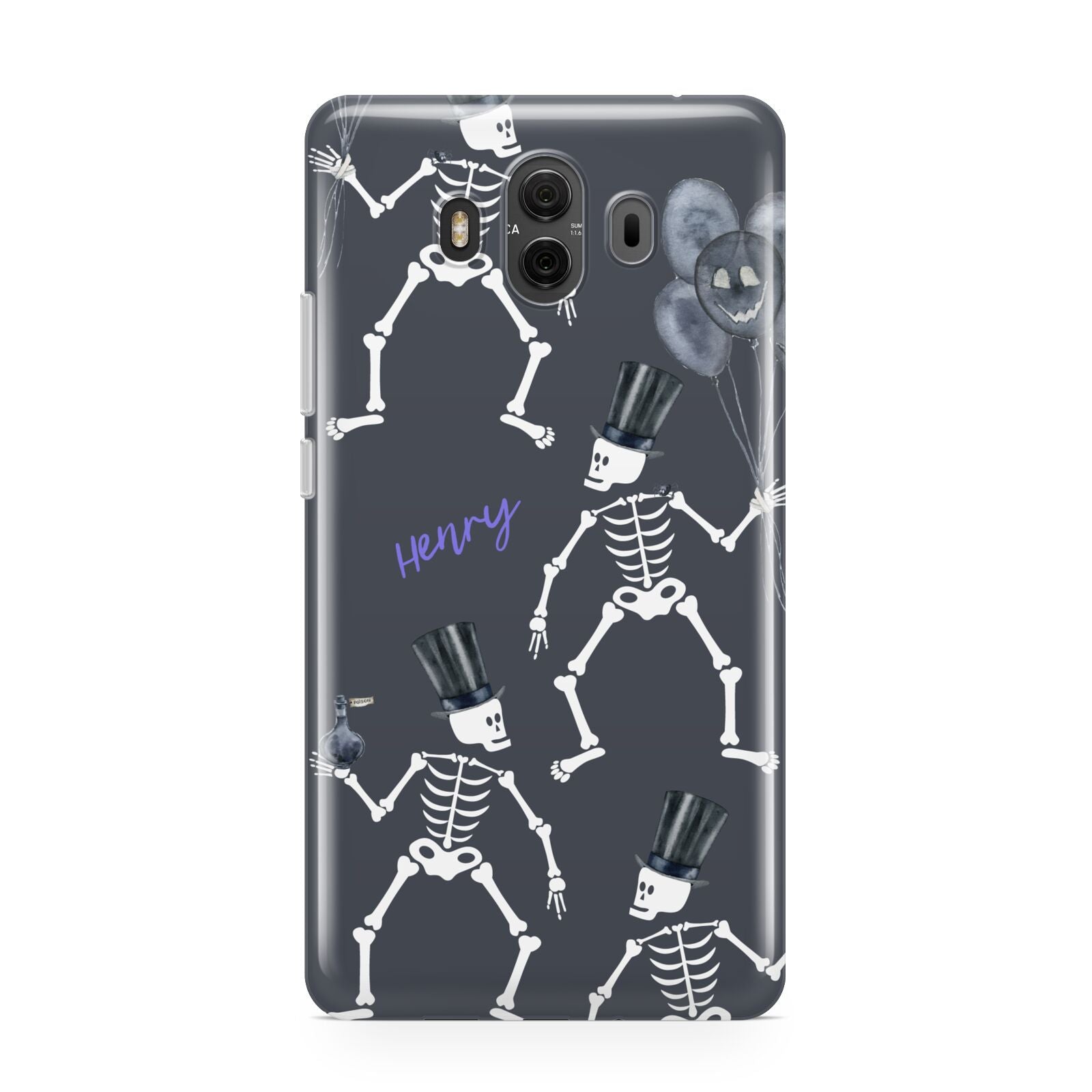 Halloween Skeleton Huawei Mate 10 Protective Phone Case