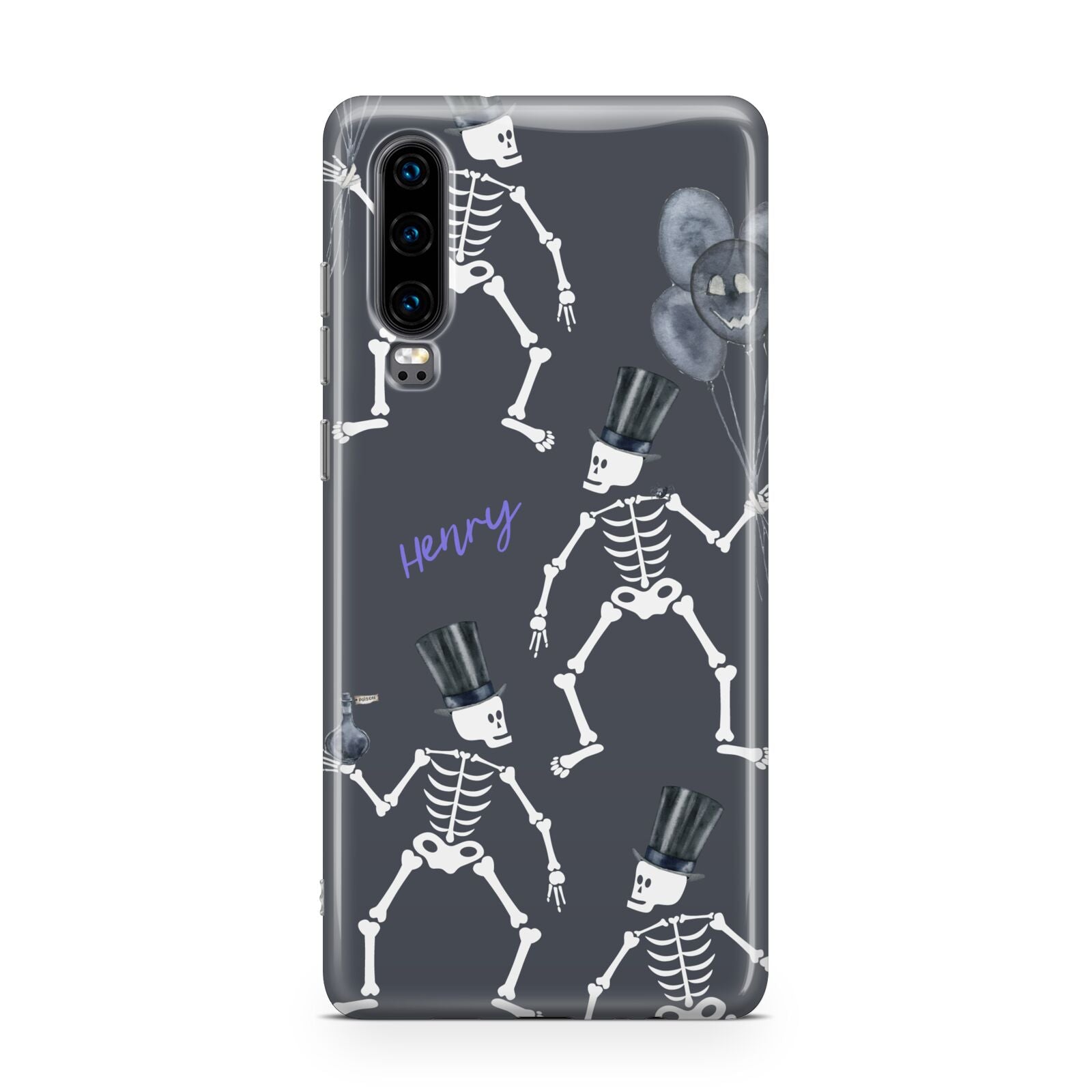 Halloween Skeleton Huawei P30 Phone Case