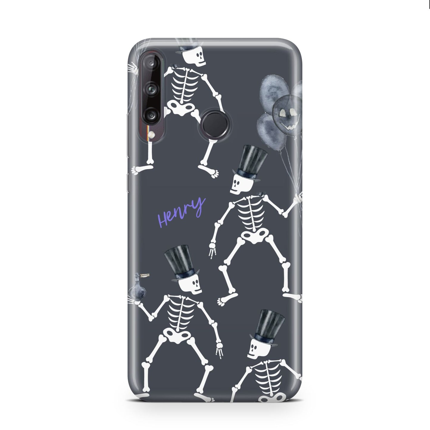 Halloween Skeleton Huawei P40 Lite E Phone Case